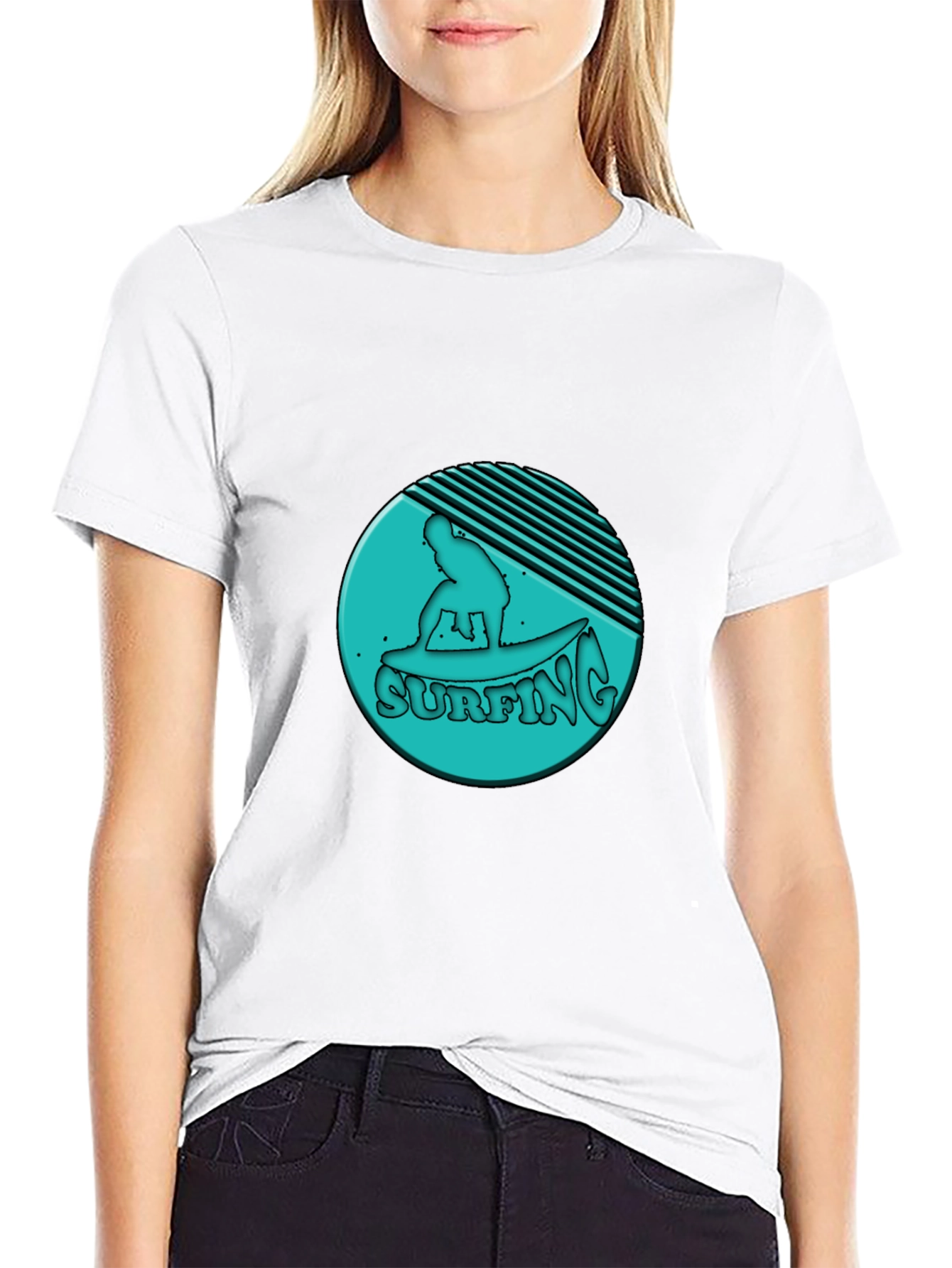 Retro Surfing T-Shirt - Cool Graphic Tee