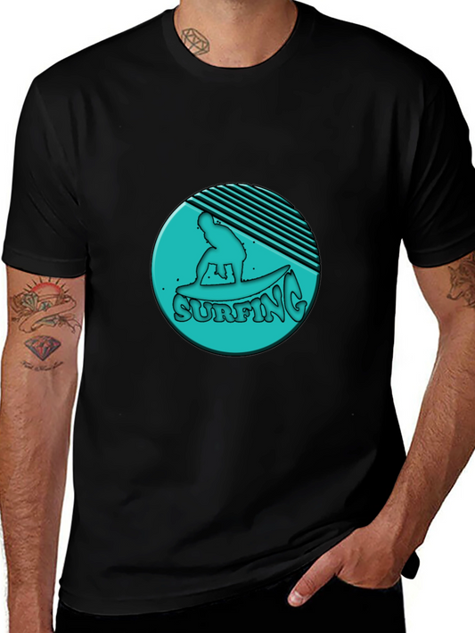 Retro Surfing T-Shirt - Cool Graphic Tee