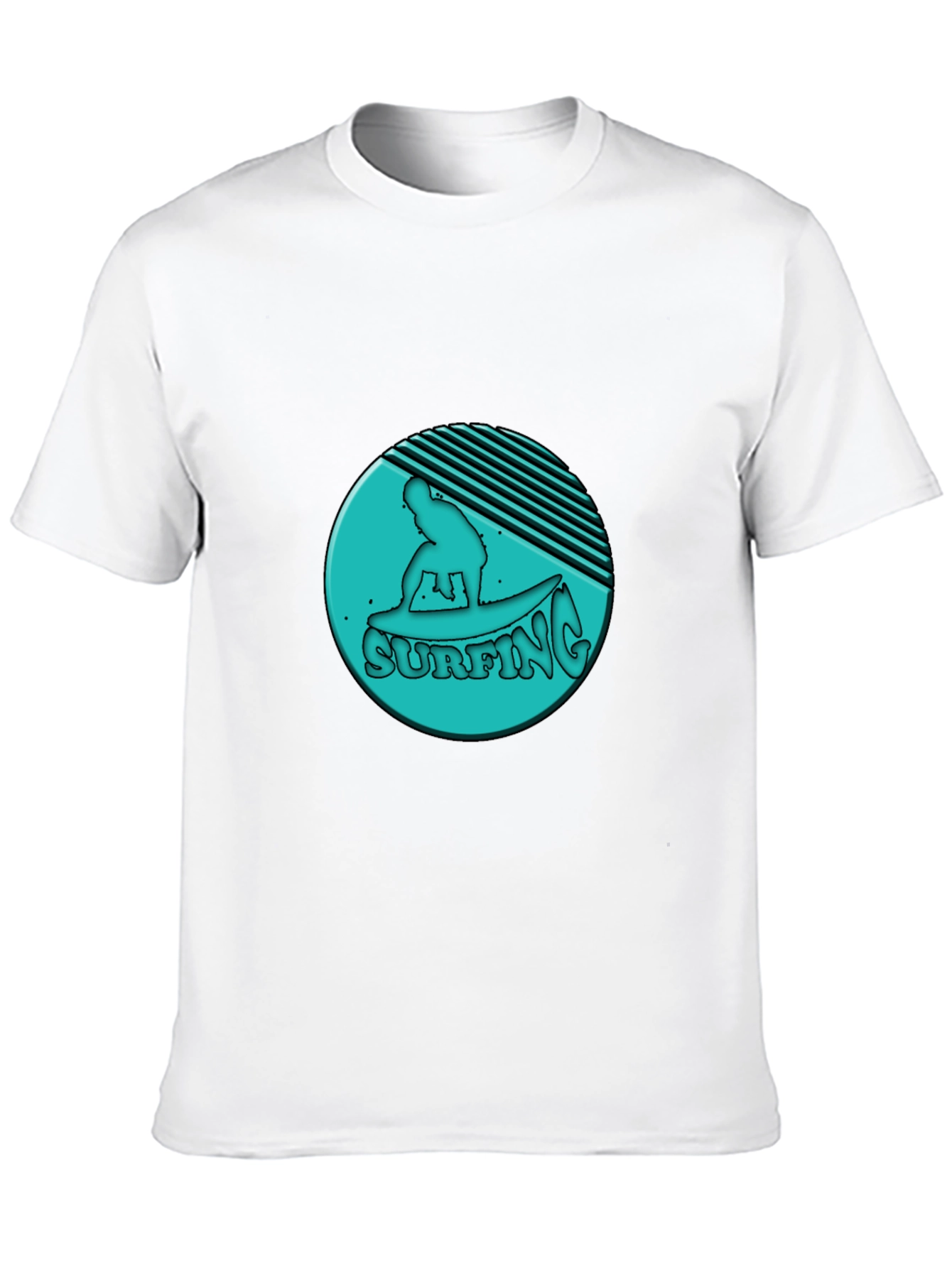 Retro Surfing T-Shirt - Cool Graphic Tee