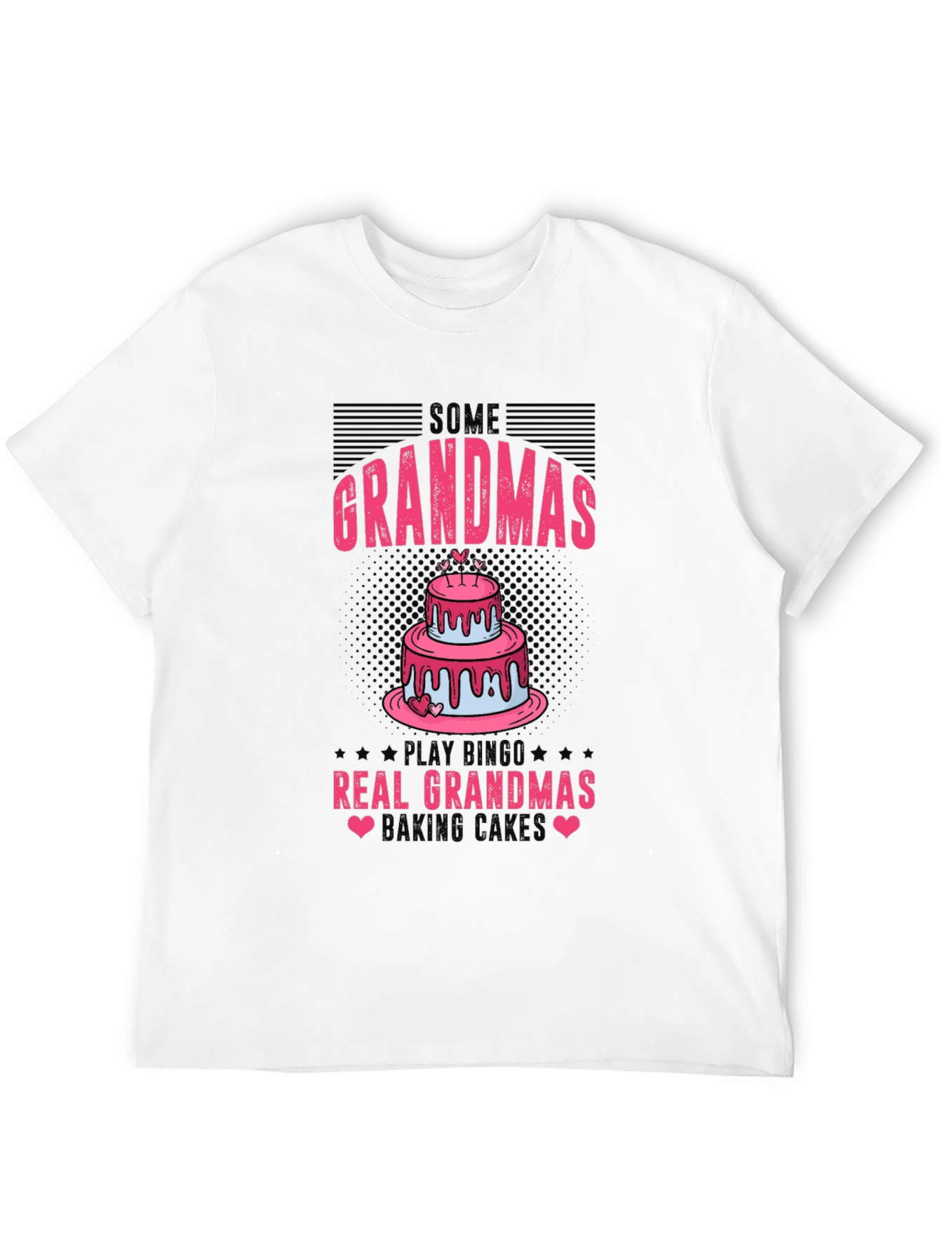 Funny Grandma Baking Cake Graphic Tee