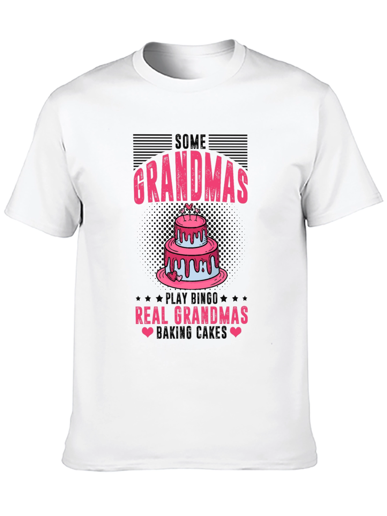 Funny Grandma Baking Cake Graphic Tee