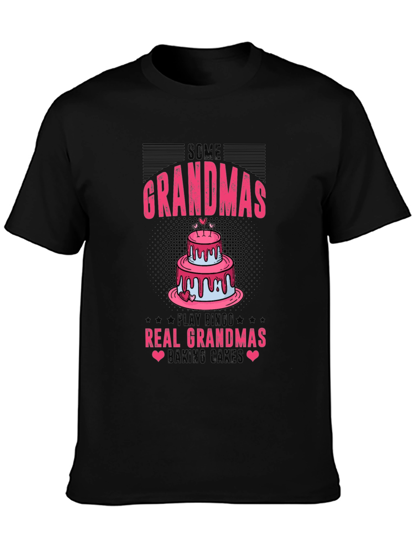 Funny Grandma Baking Cake Graphic Tee