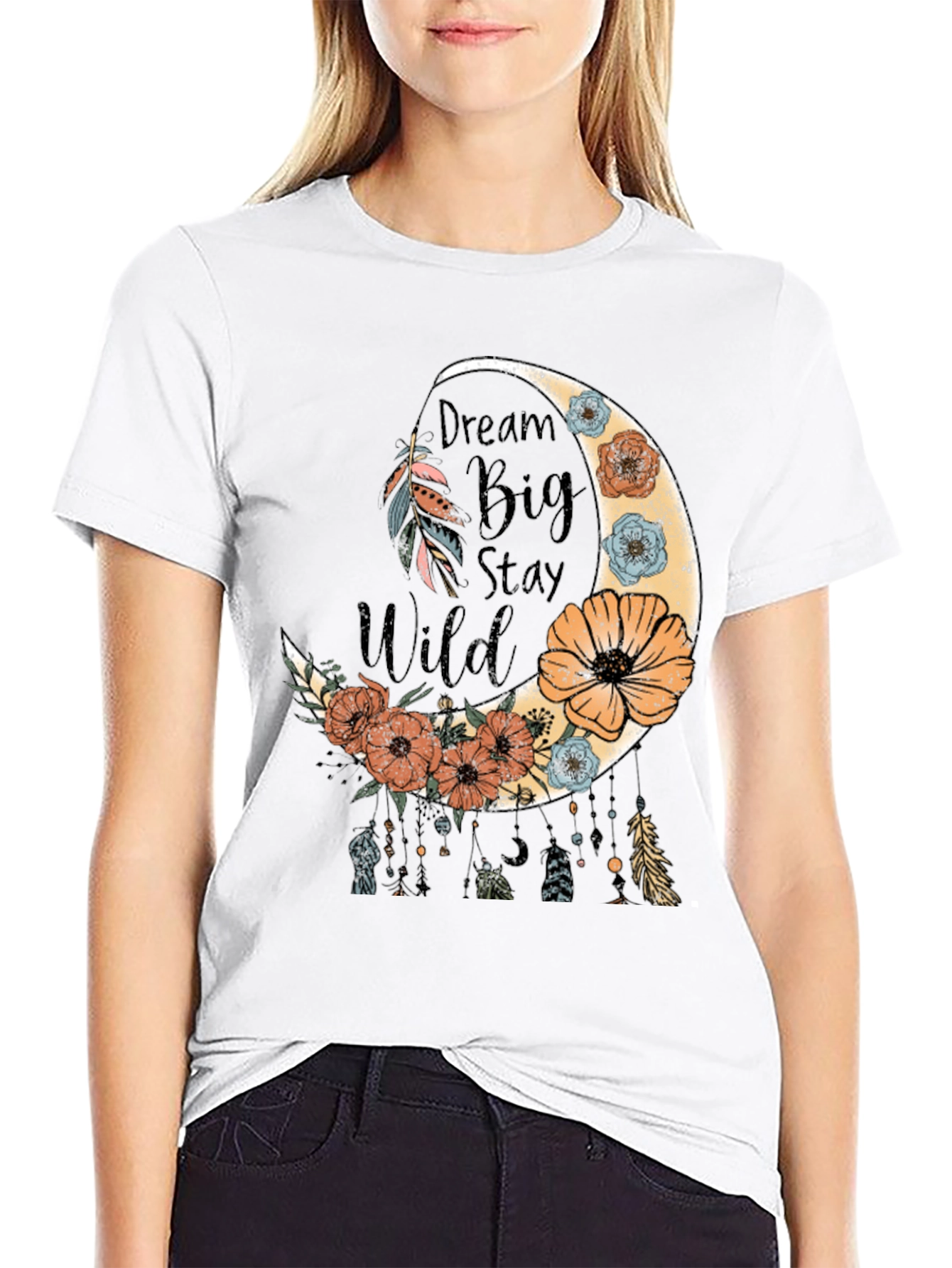 Dream Big Moon Graphic Tee
