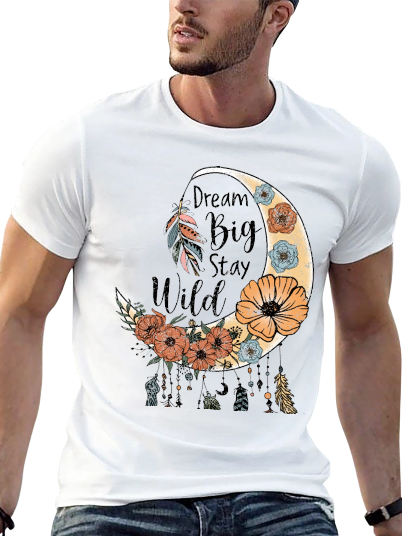 Dream Big Moon Graphic Tee