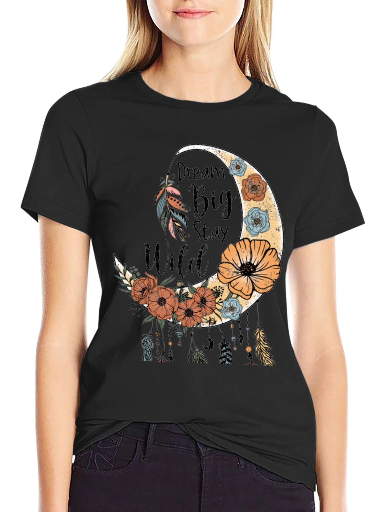 Dream Big Moon Graphic Tee