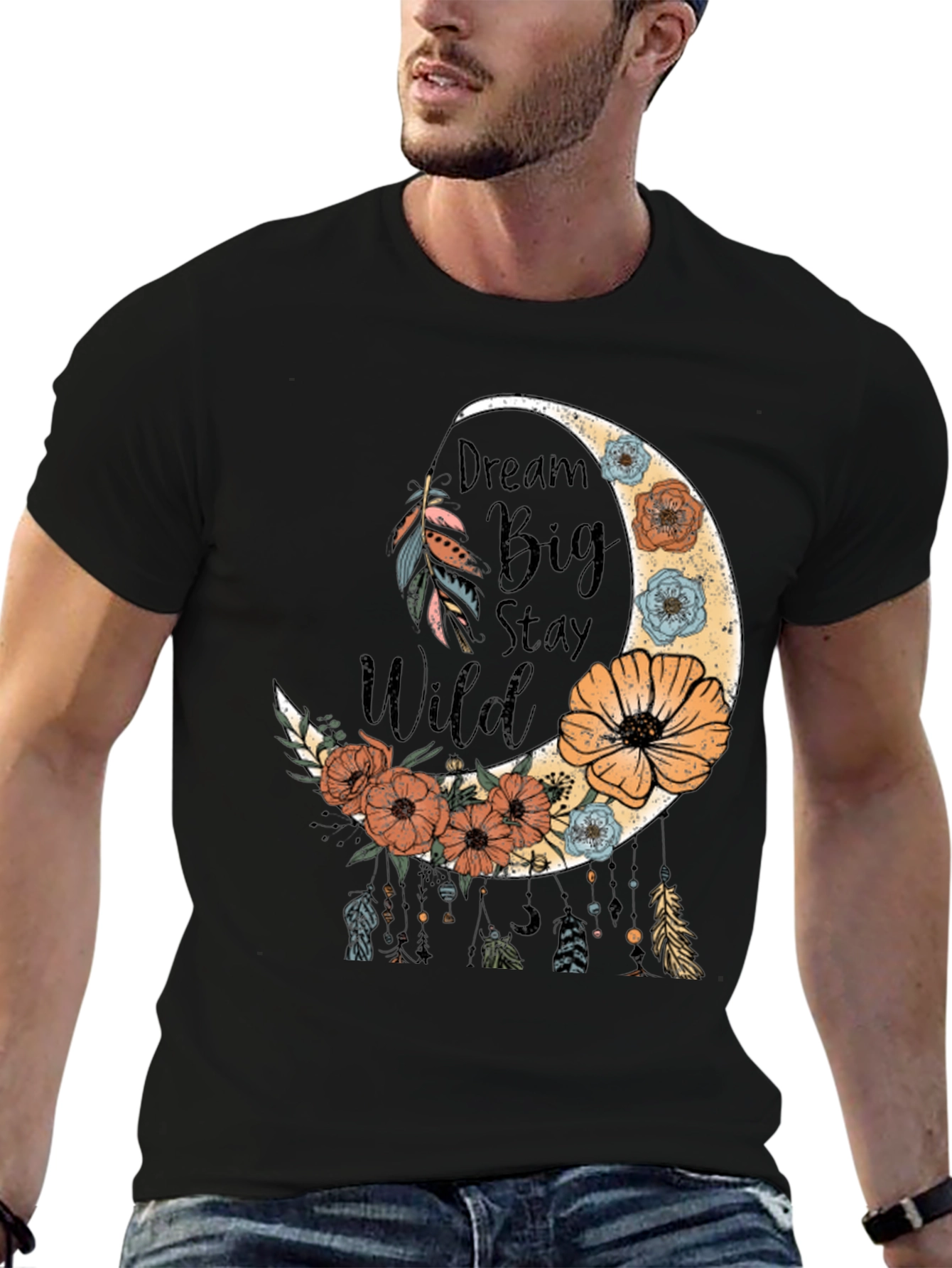 Dream Big Moon Graphic Tee