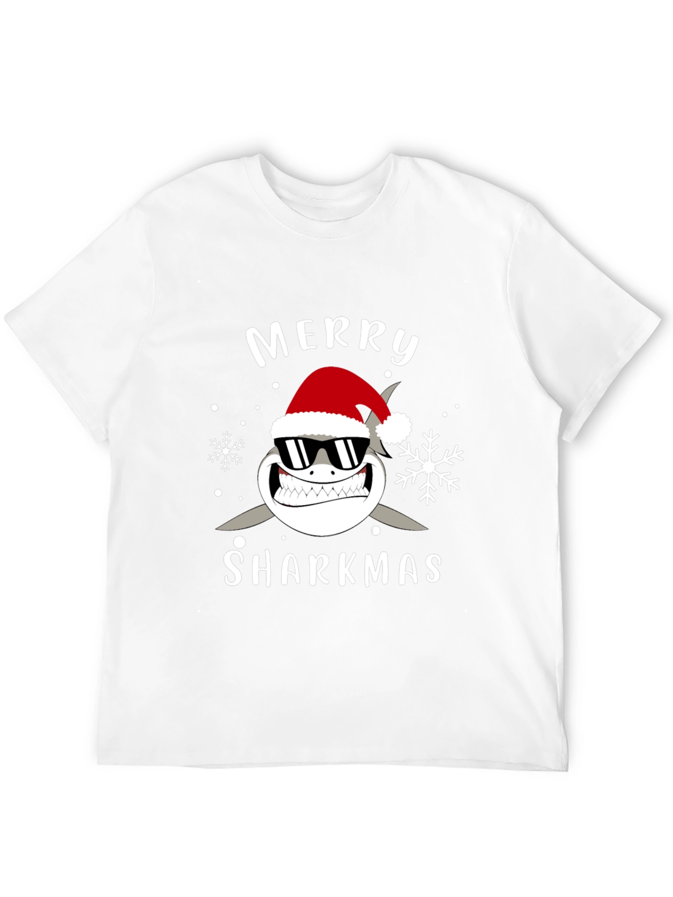 Merry Sharkmas Graphic T-Shirt
