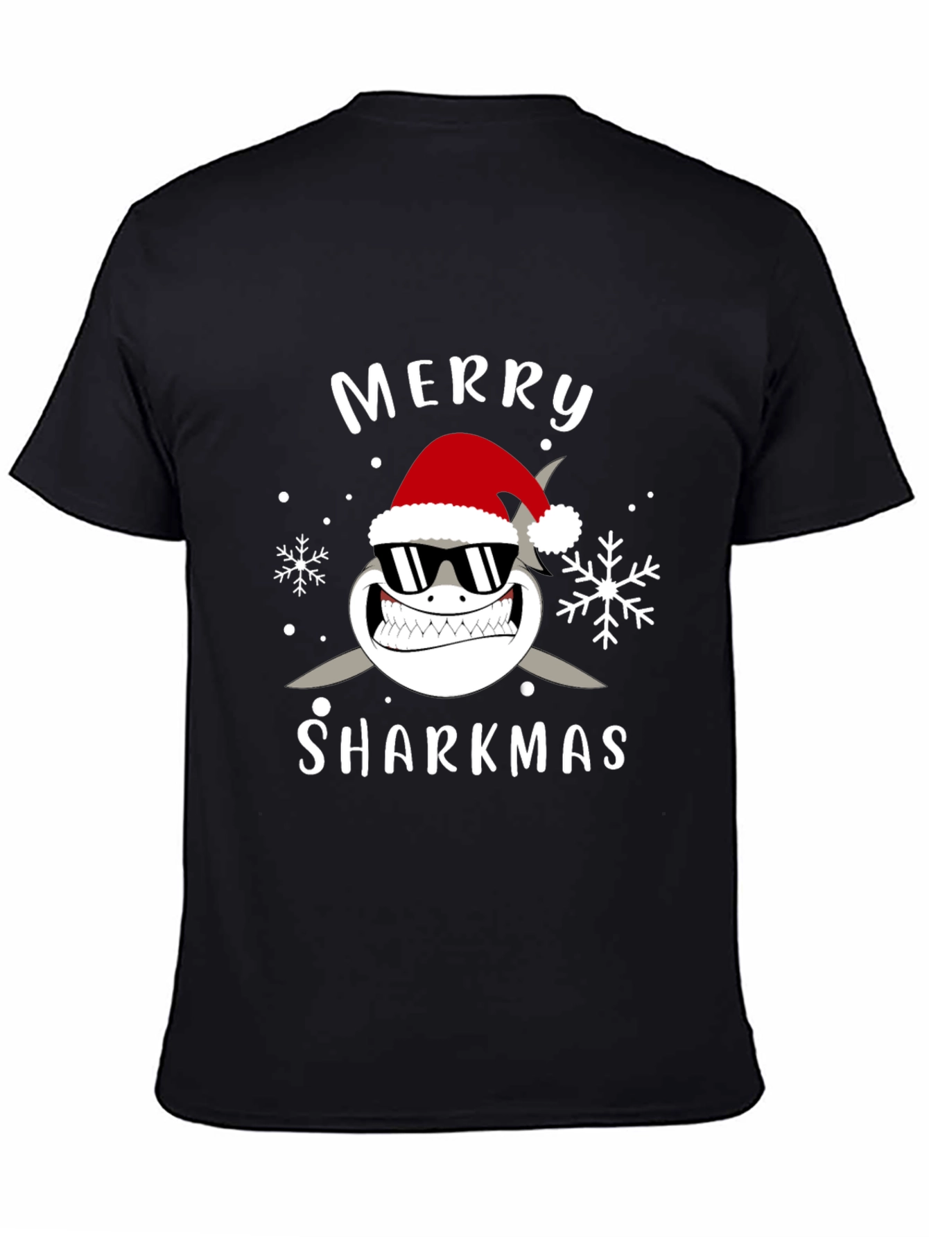 Merry Sharkmas Graphic T-Shirt
