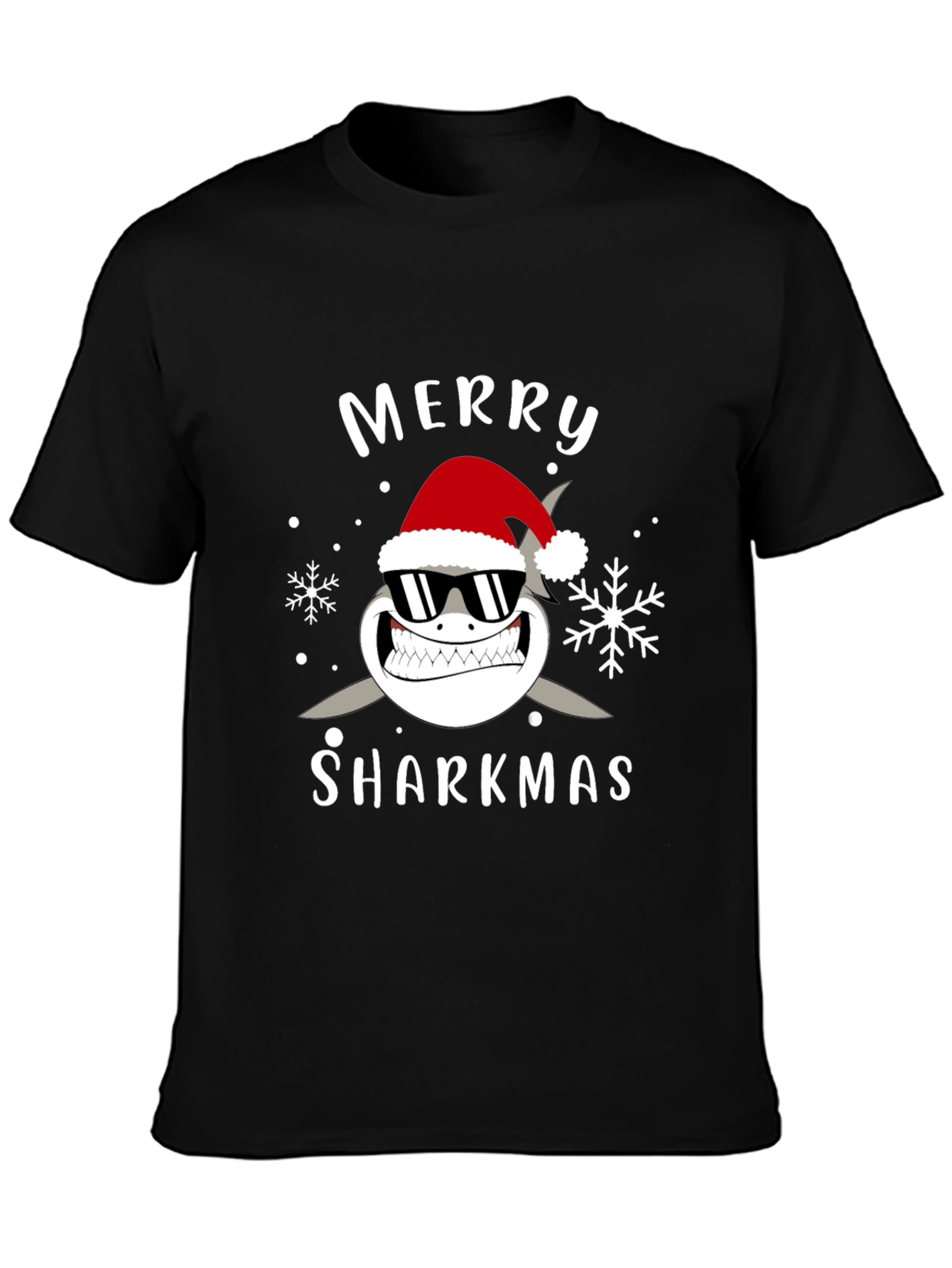 Merry Sharkmas Graphic T-Shirt