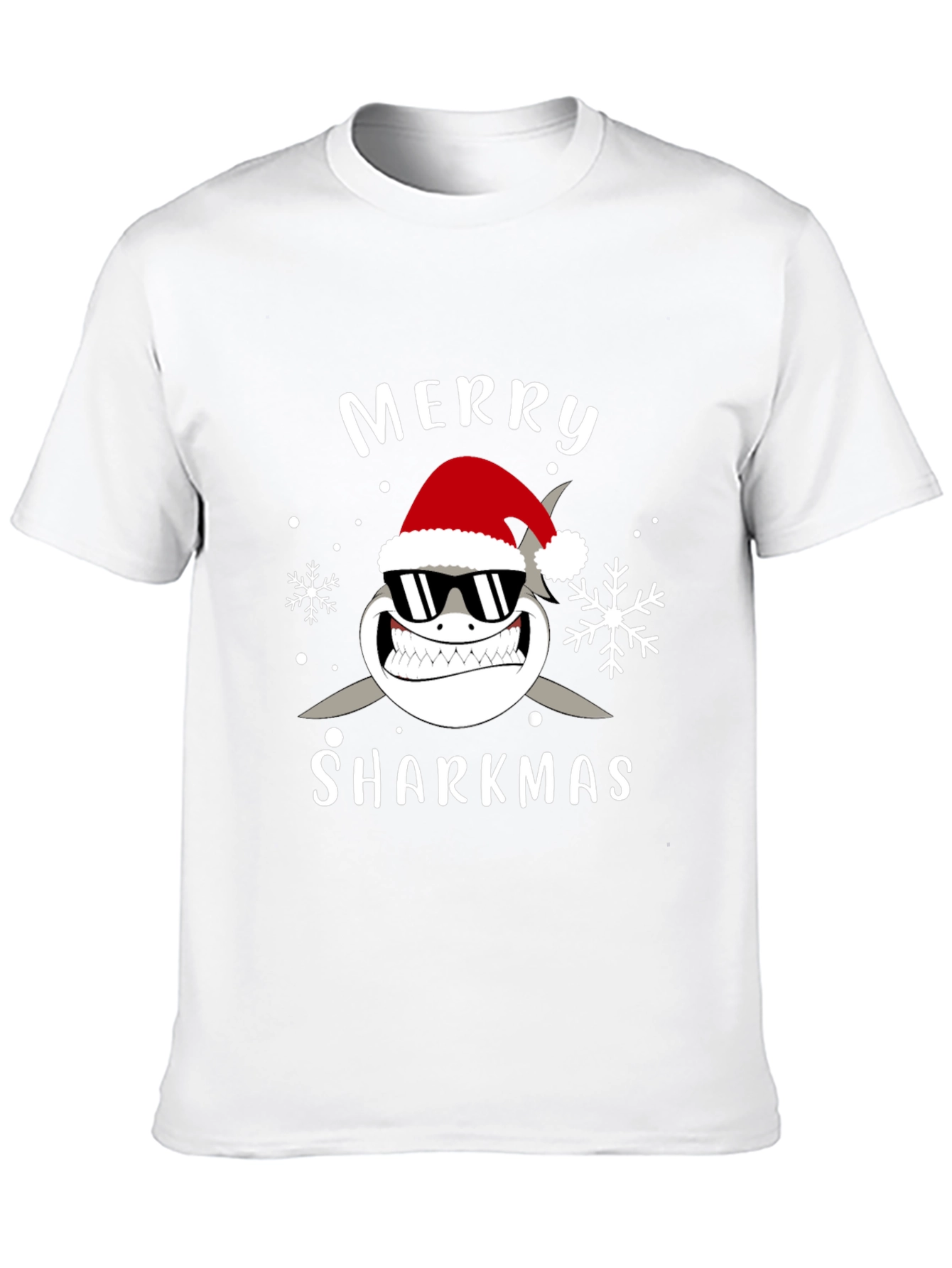 Merry Sharkmas Graphic T-Shirt