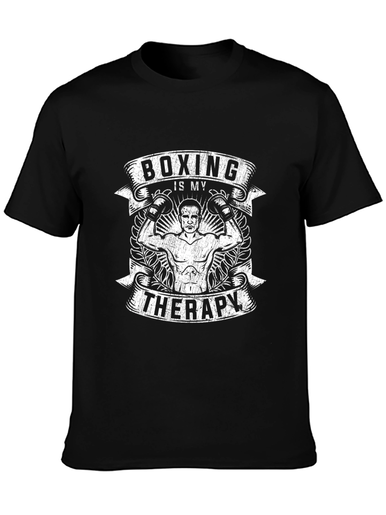Boxing Therapy T-Shirt | Motivational Gym Apparel