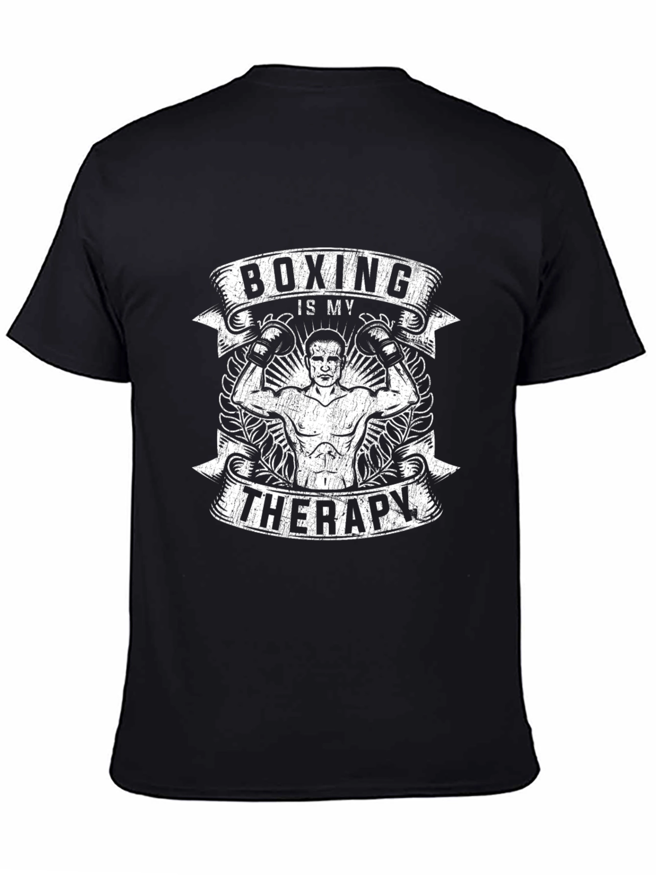 Boxing Therapy T-Shirt | Motivational Gym Apparel