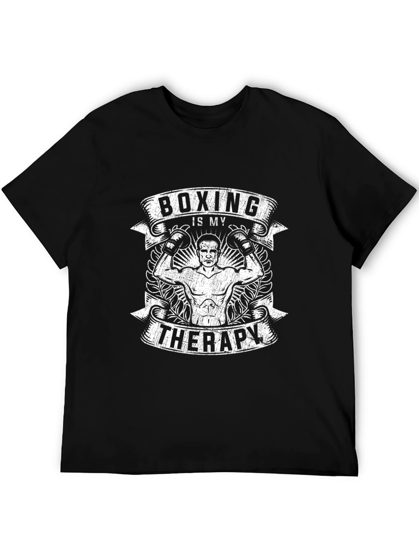 Boxing Therapy T-Shirt | Motivational Gym Apparel