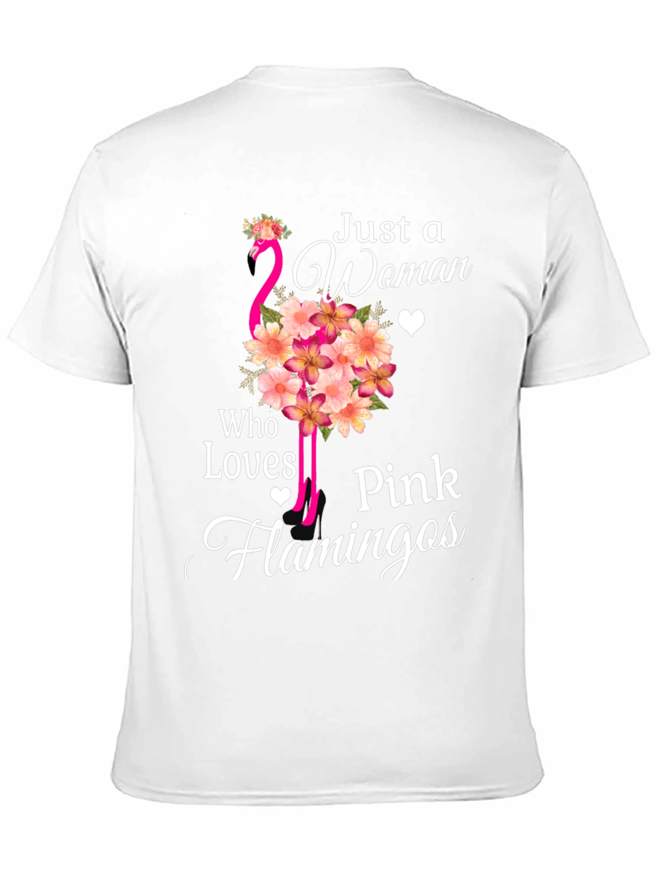 Pink Flamingo Lover Tee - Womens Graphic T-Shirt