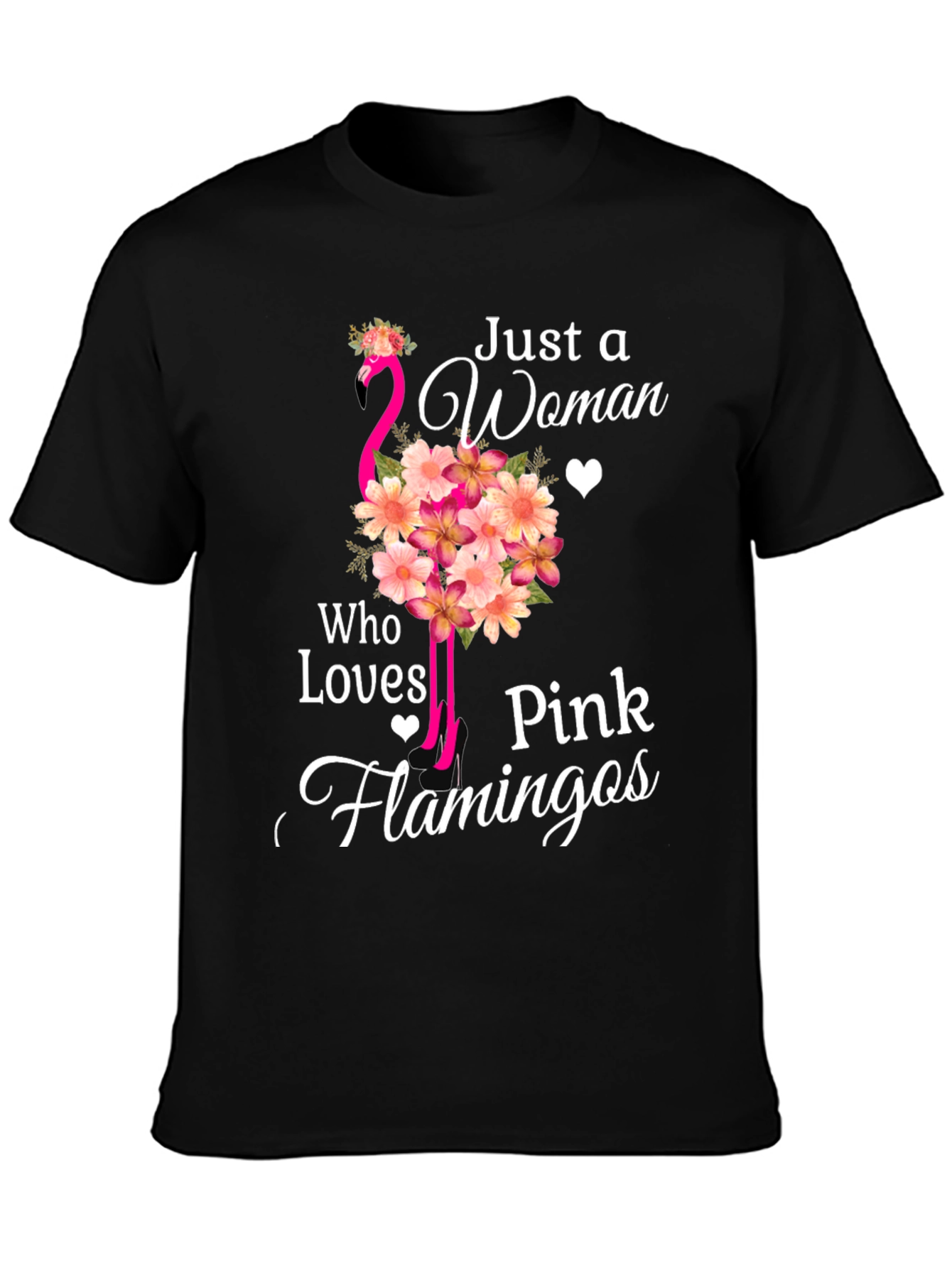 Pink Flamingo Lover Tee - Womens Graphic T-Shirt