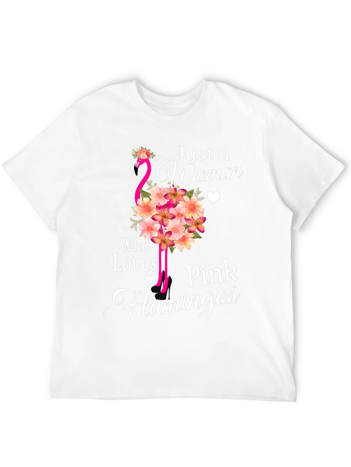 Pink Flamingo Lover Tee - Womens Graphic T-Shirt