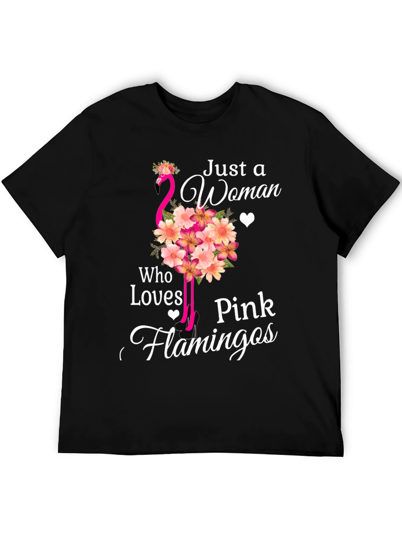 Pink Flamingo Lover Tee - Womens Graphic T-Shirt