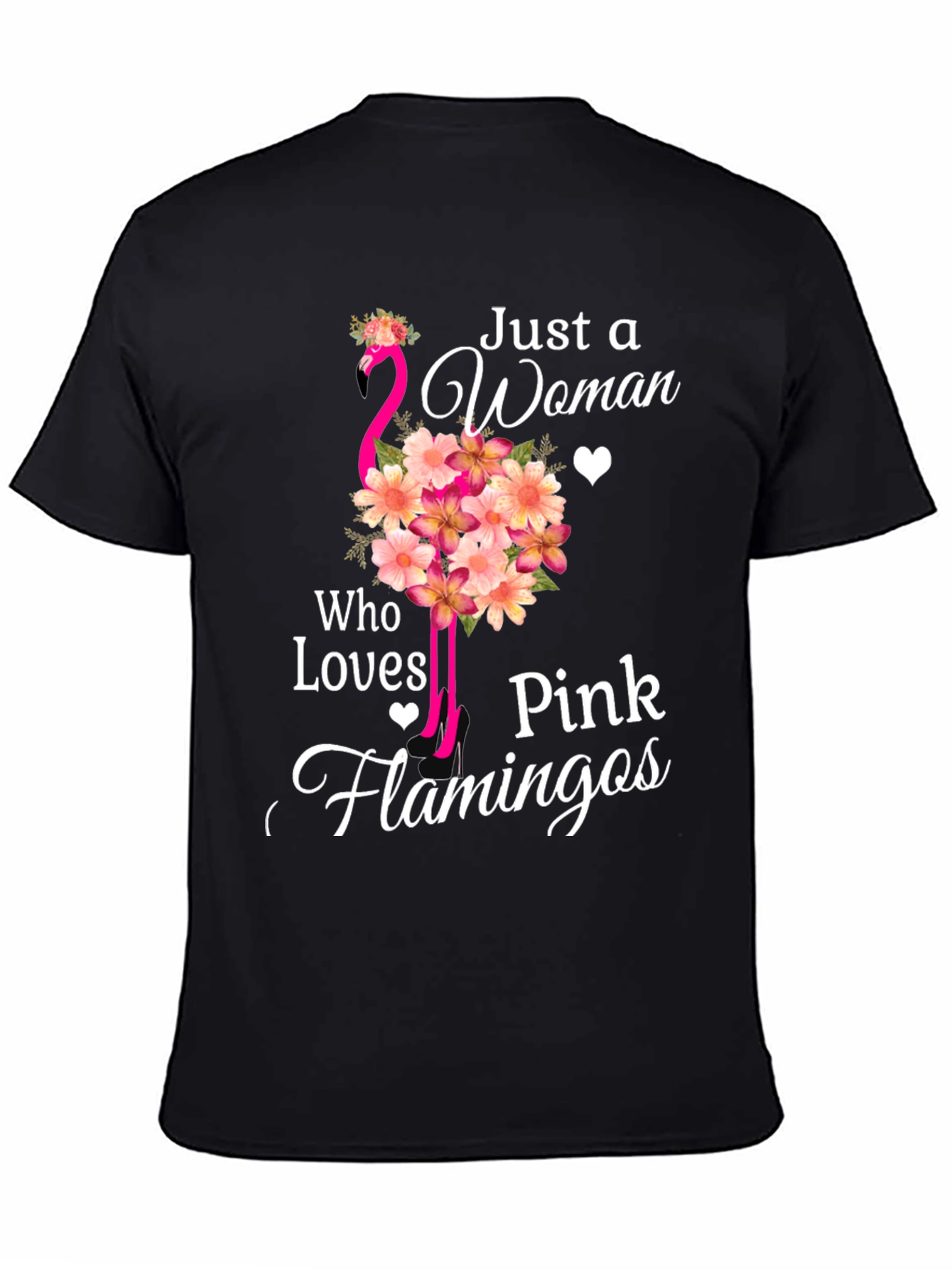 Pink Flamingo Lover Tee - Womens Graphic T-Shirt