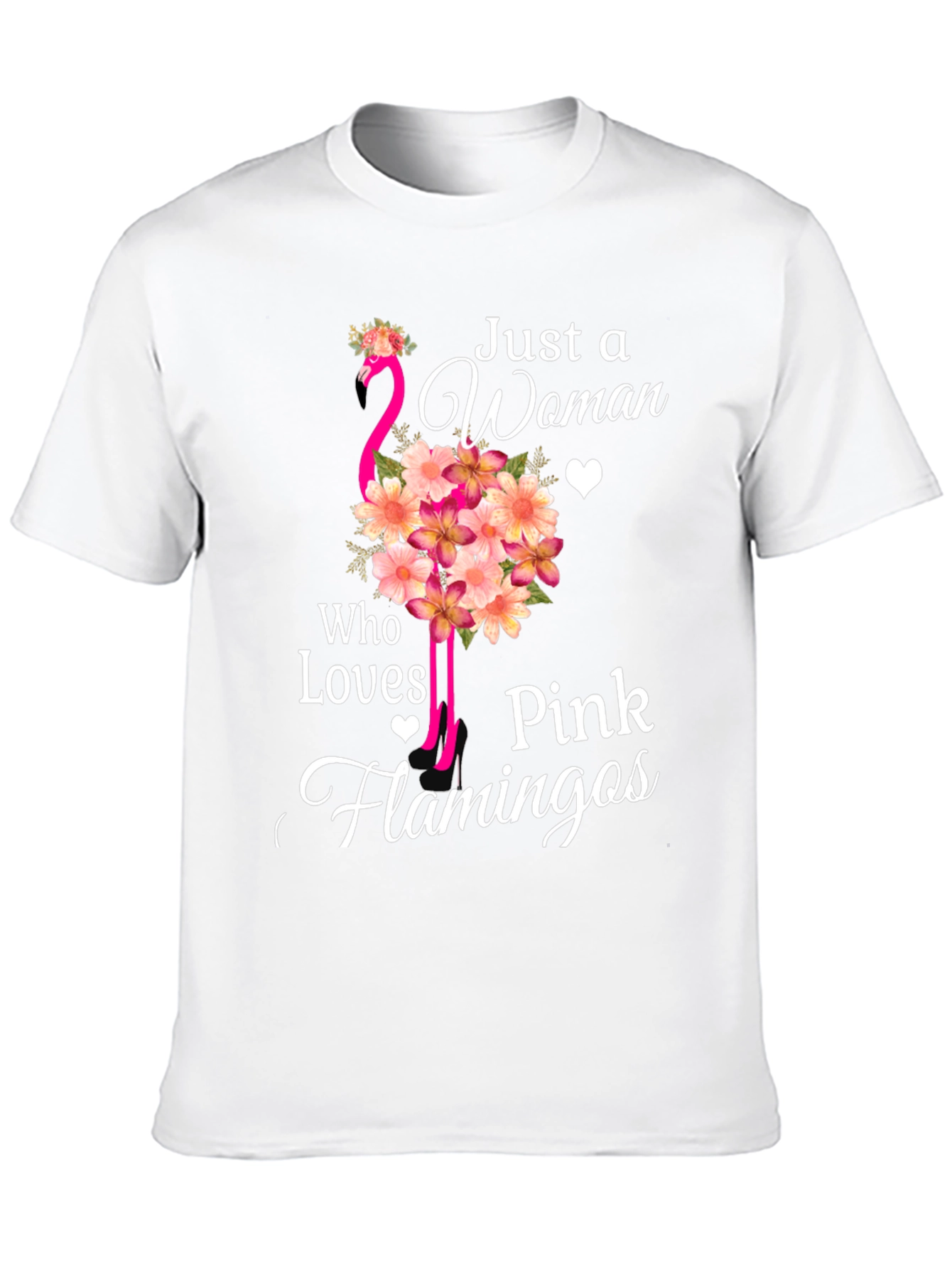 Pink Flamingo Lover Tee - Womens Graphic T-Shirt