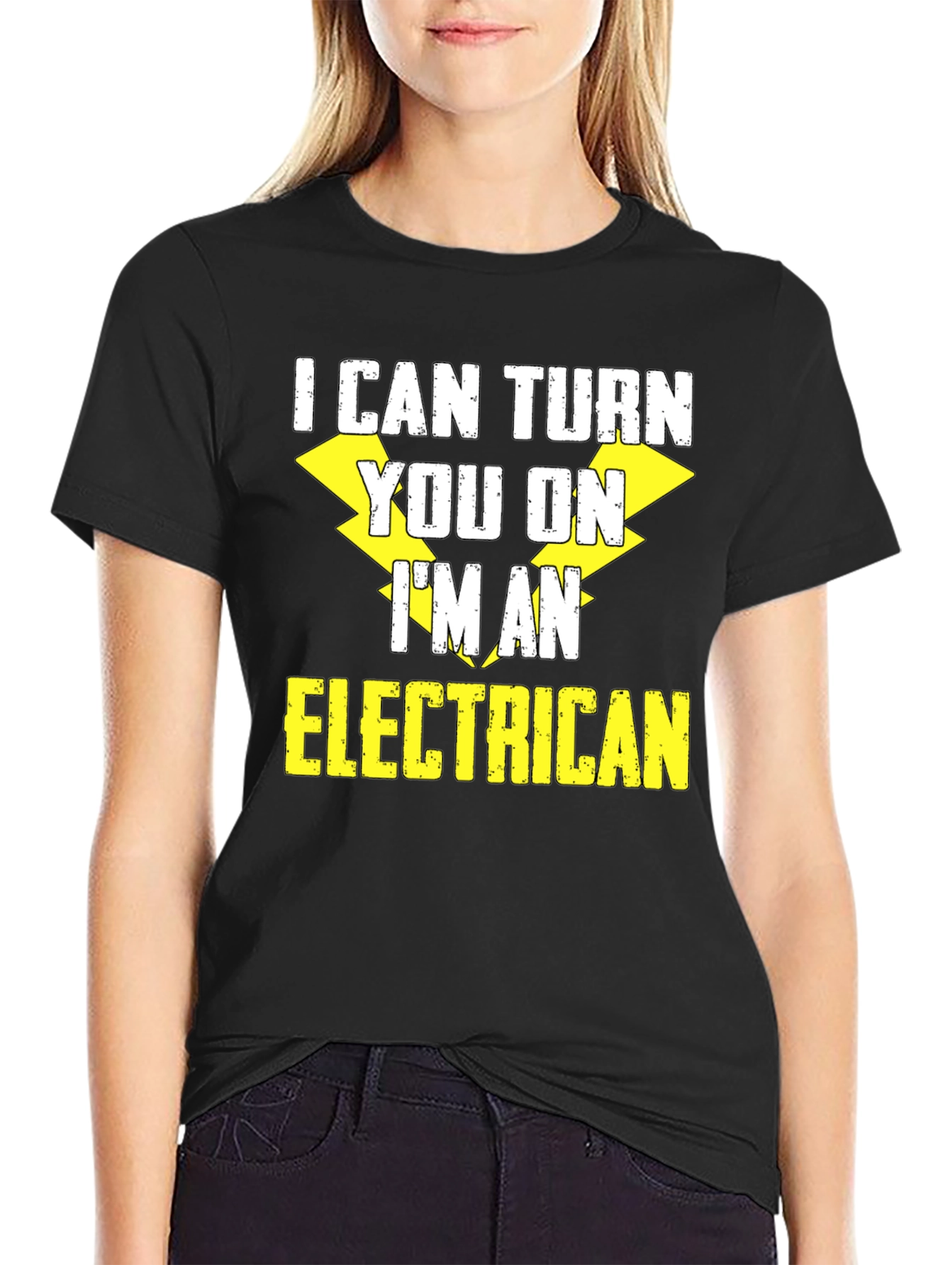 Electrician Humor T-Shirt: I Can Turn You On