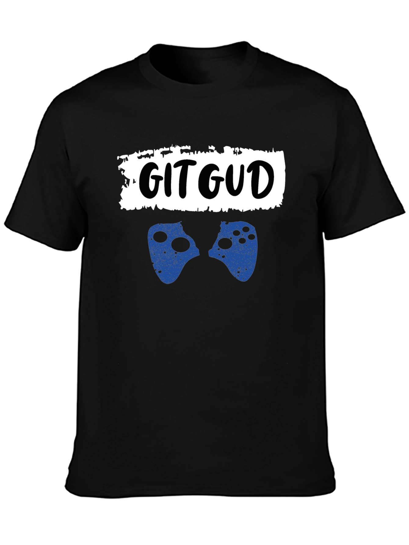 Git Gud Gamer T-Shirt - Black Cotton Graphic Tee