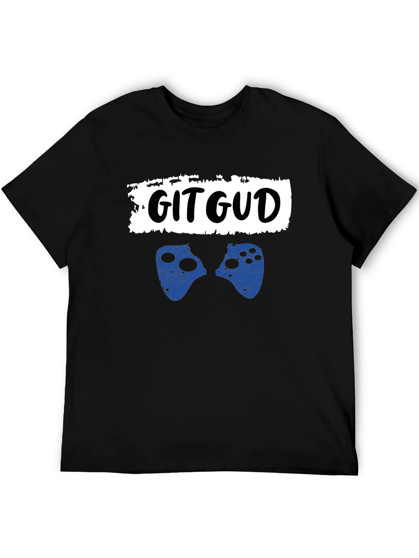 Git Gud Gamer T-Shirt - Black Cotton Graphic Tee