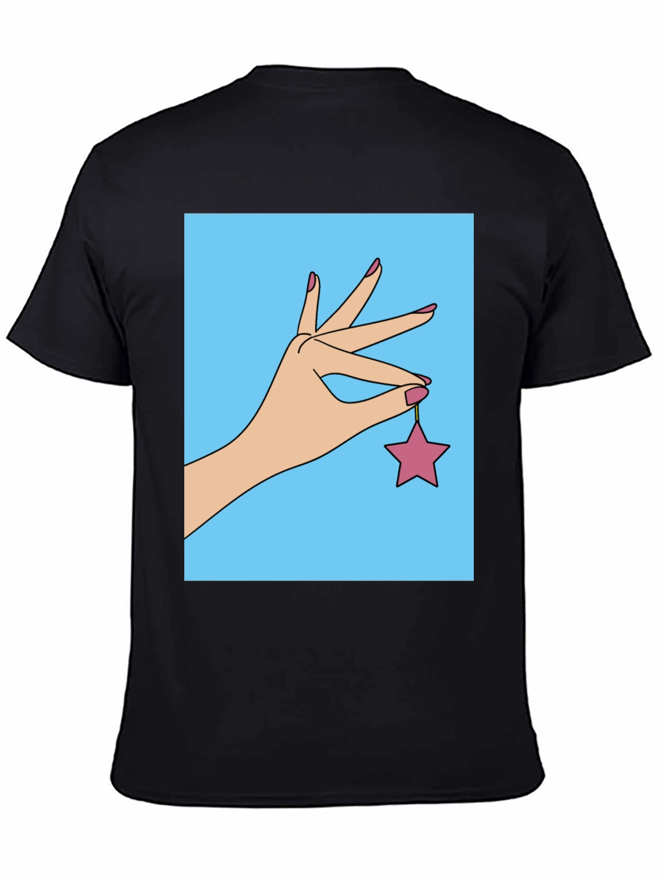 Hand Holding Star Graphic T-Shirt