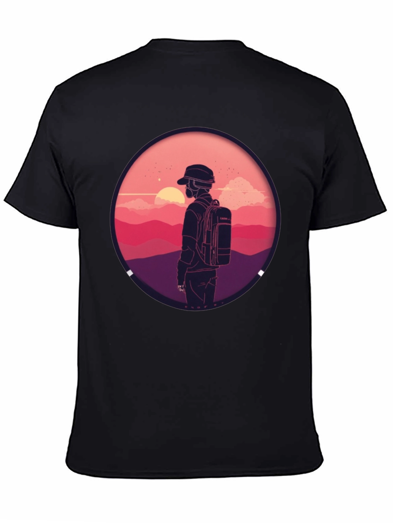 Sunset Hiker Graphic Tee - Adventure Ready