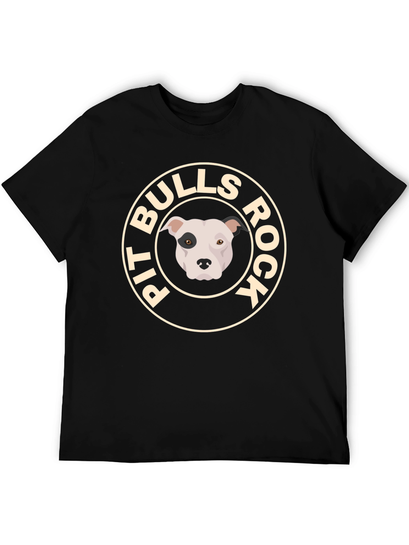 Pit Bulls Rock Graphic Tee - Black