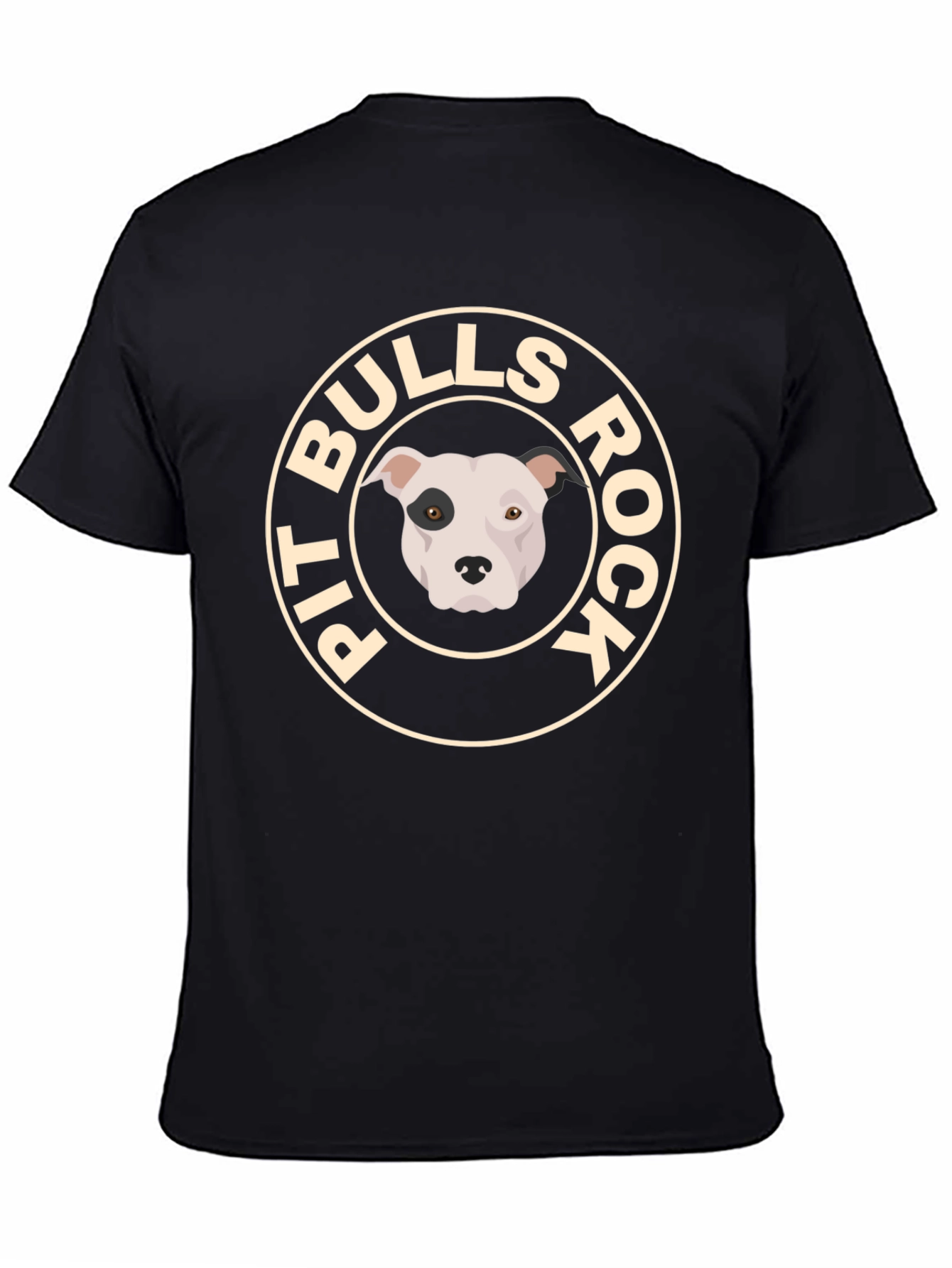 Pit Bulls Rock Graphic Tee - Black