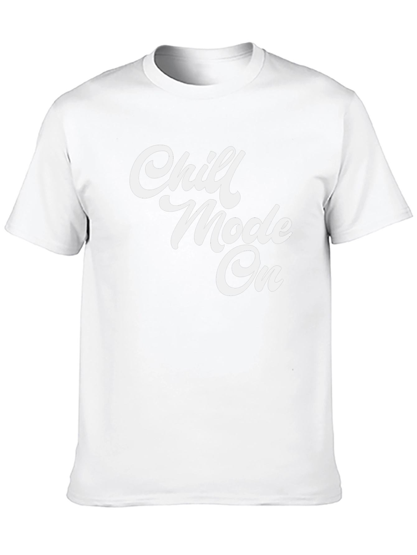 Chill Mode On Black Graphic T-Shirt