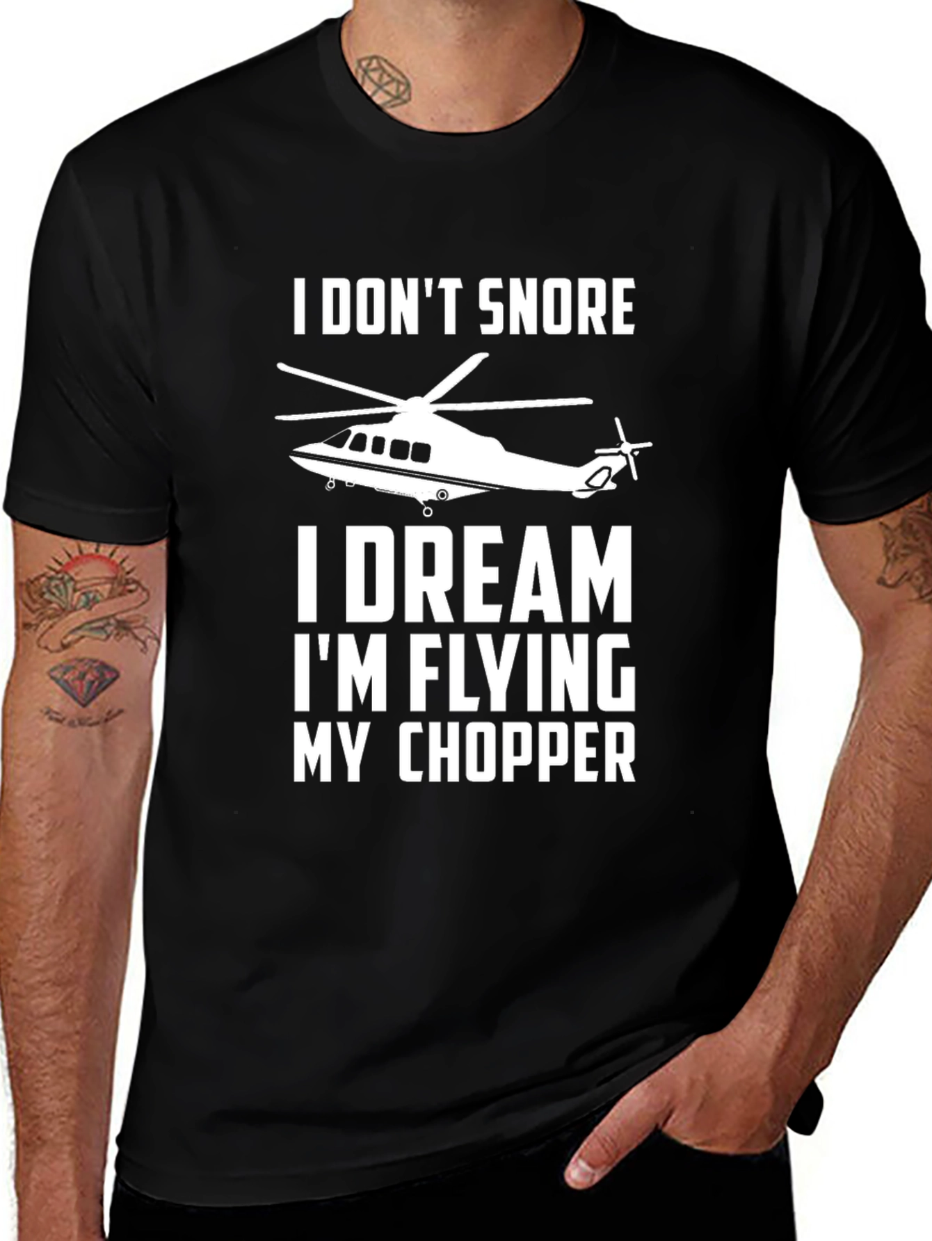 I Dream Im Flying My Chopper T-Shirt