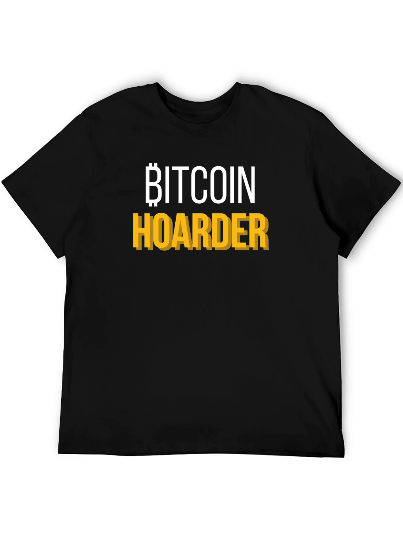 Bitcoin Hoarder Graphic Tee - Crypto Enthusiast T-Shirt