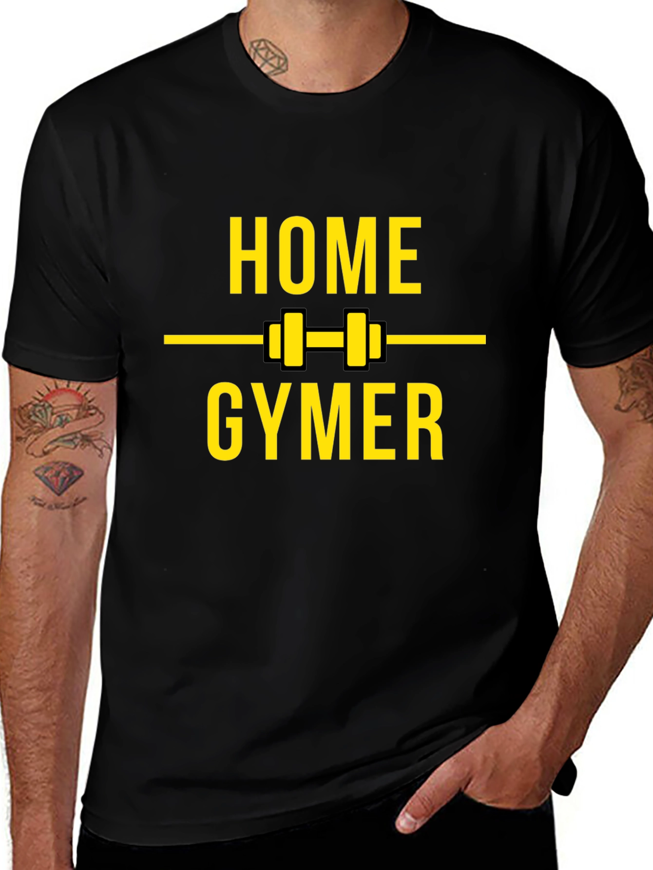Home Gymer Graphic Tee - Black