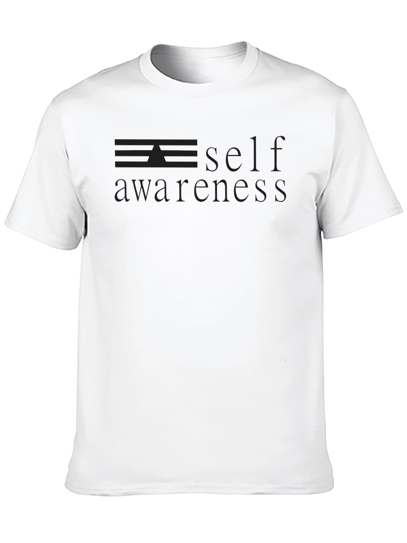 Self Awareness Graphic Tee - Black