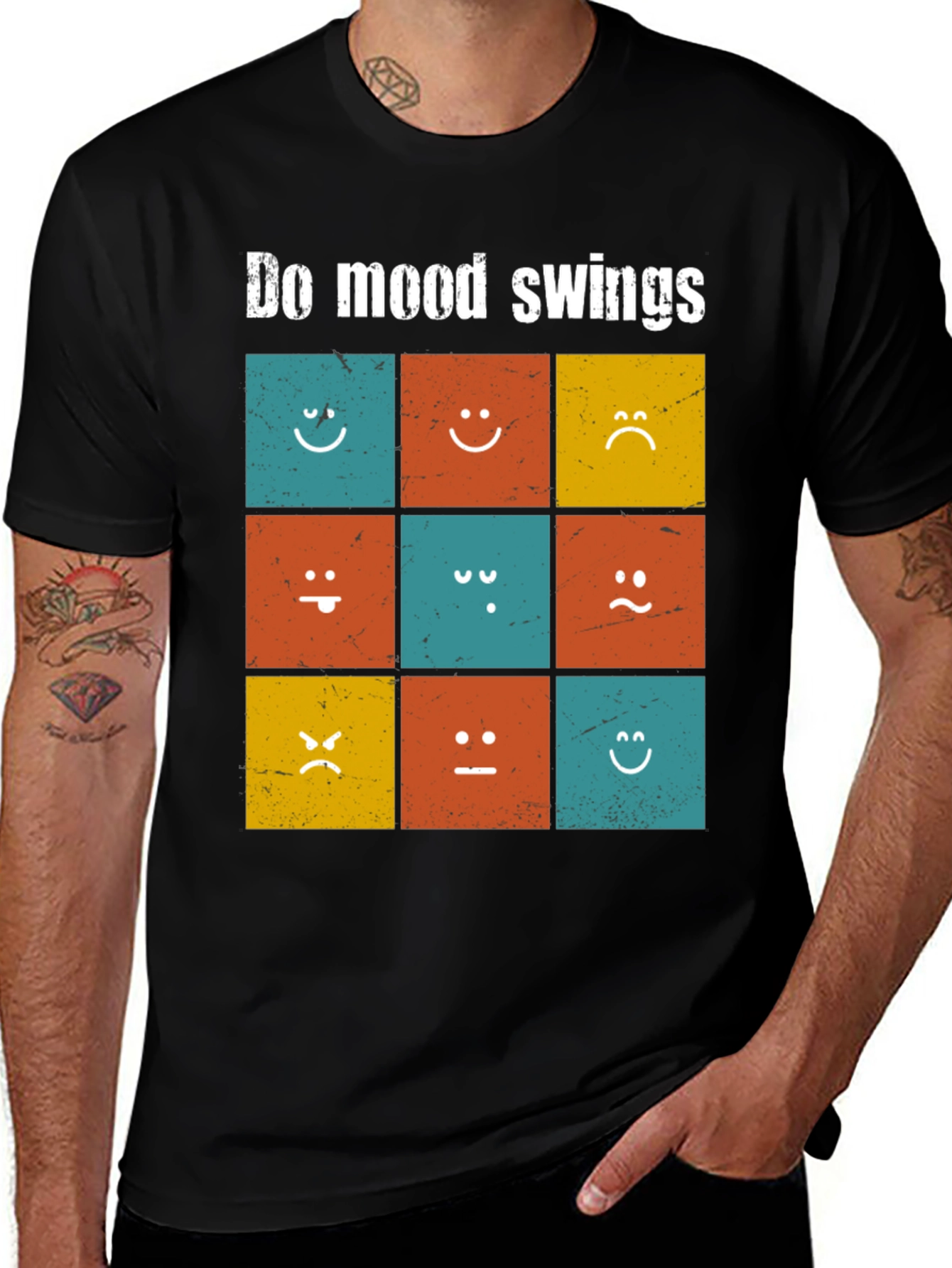 Mood Swings Graphic T-Shirt - Express Yourself!