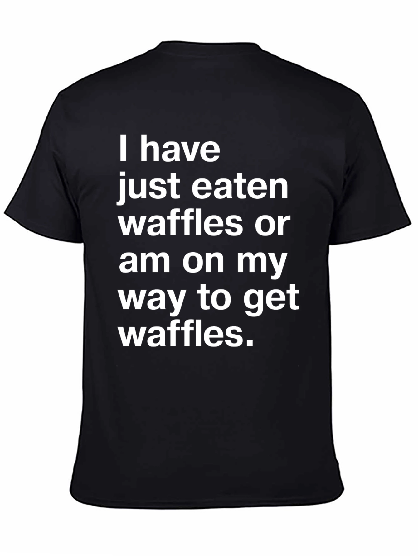 Waffles Graphic Tee - Funny Food Lover T-Shirt