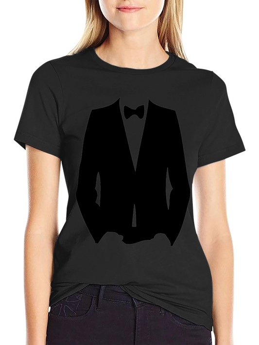 Tuxedo Graphic Tee - Black Novelty Formal Wear Look