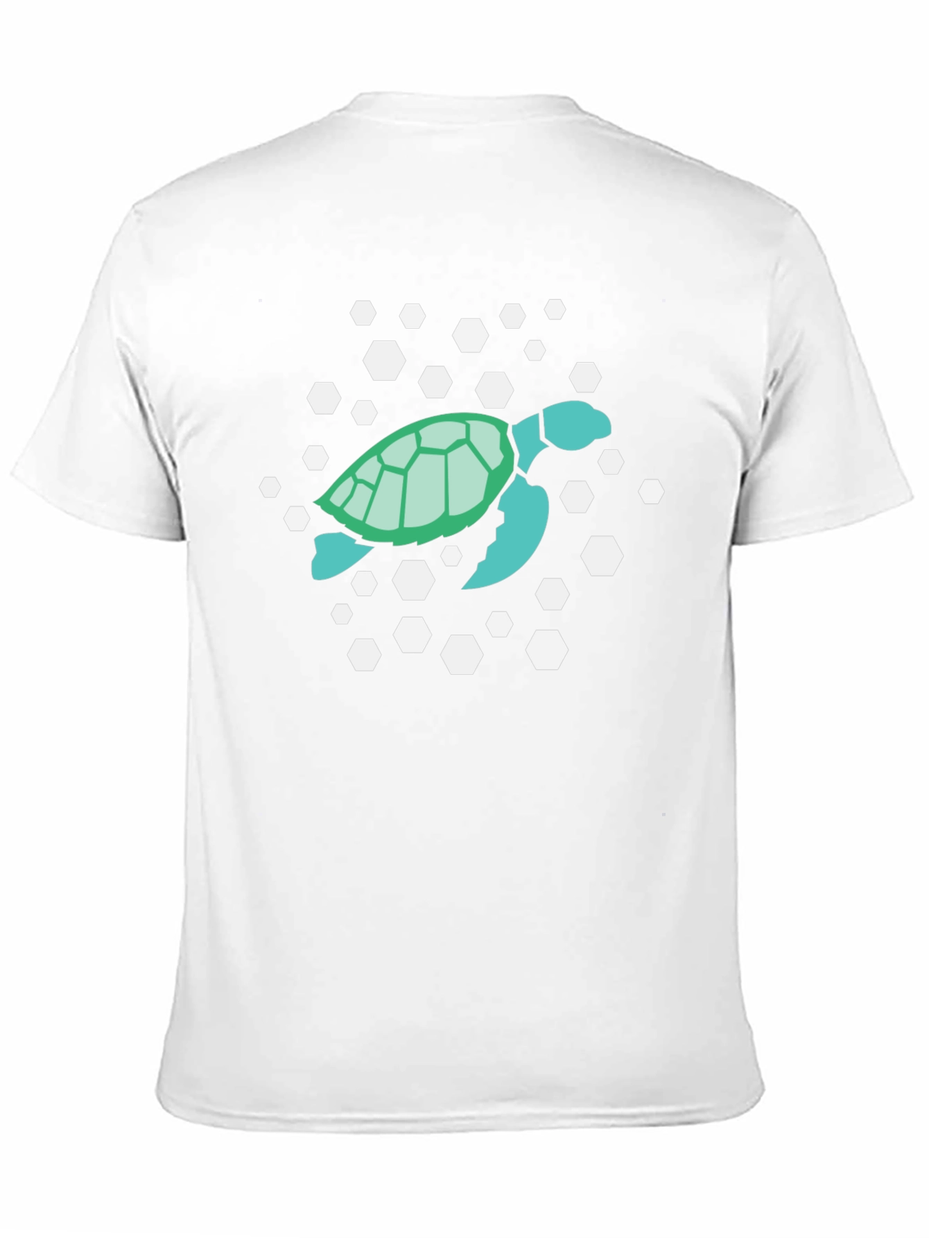 Sea Turtle Graphic Tee - Black Cotton T-Shirt
