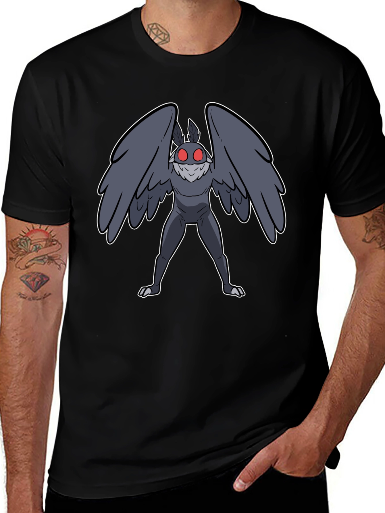 Mothman T-Shirt - Cryptid Design