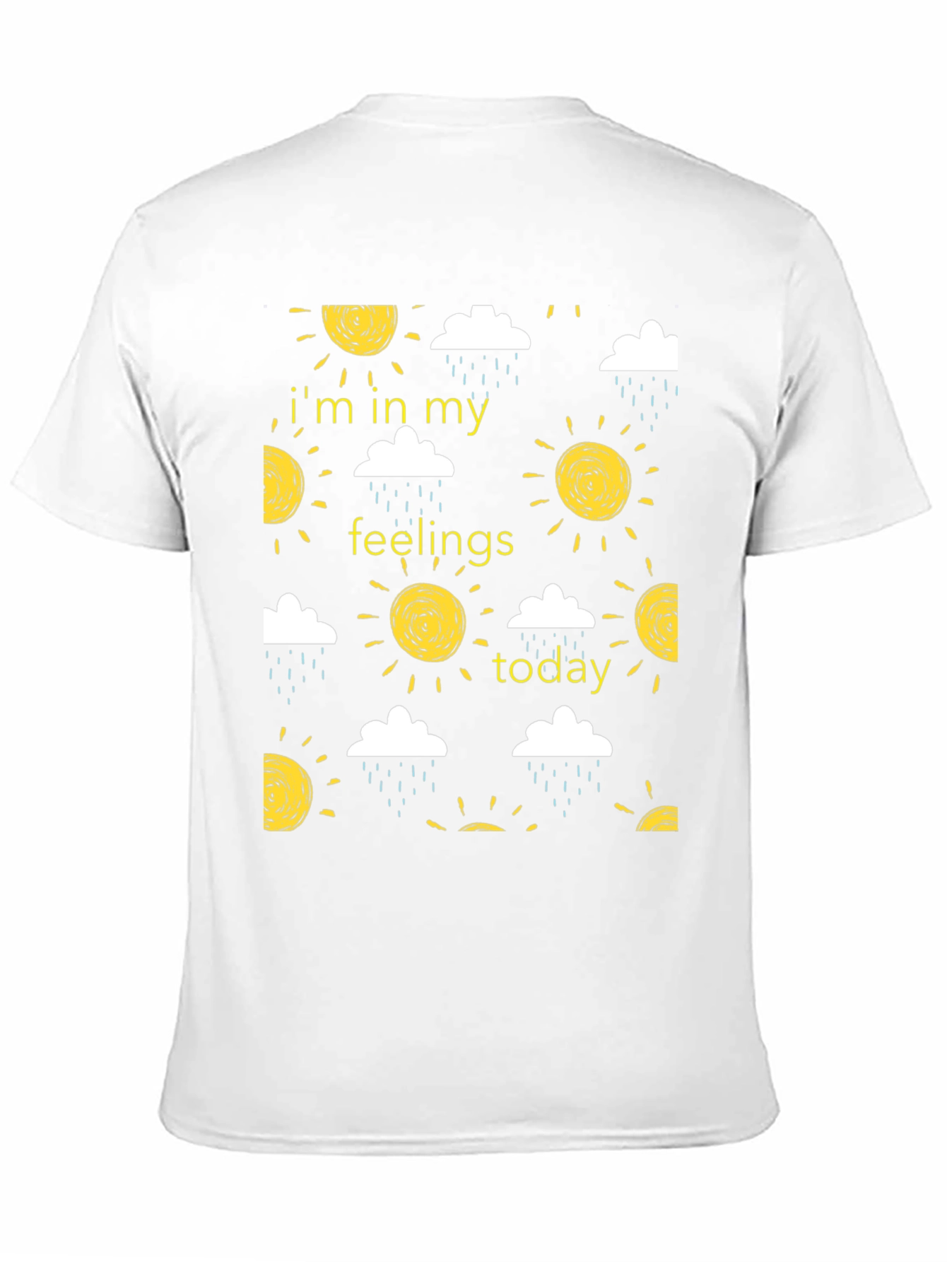 Expressive Black T-Shirt - In My Feelings Today