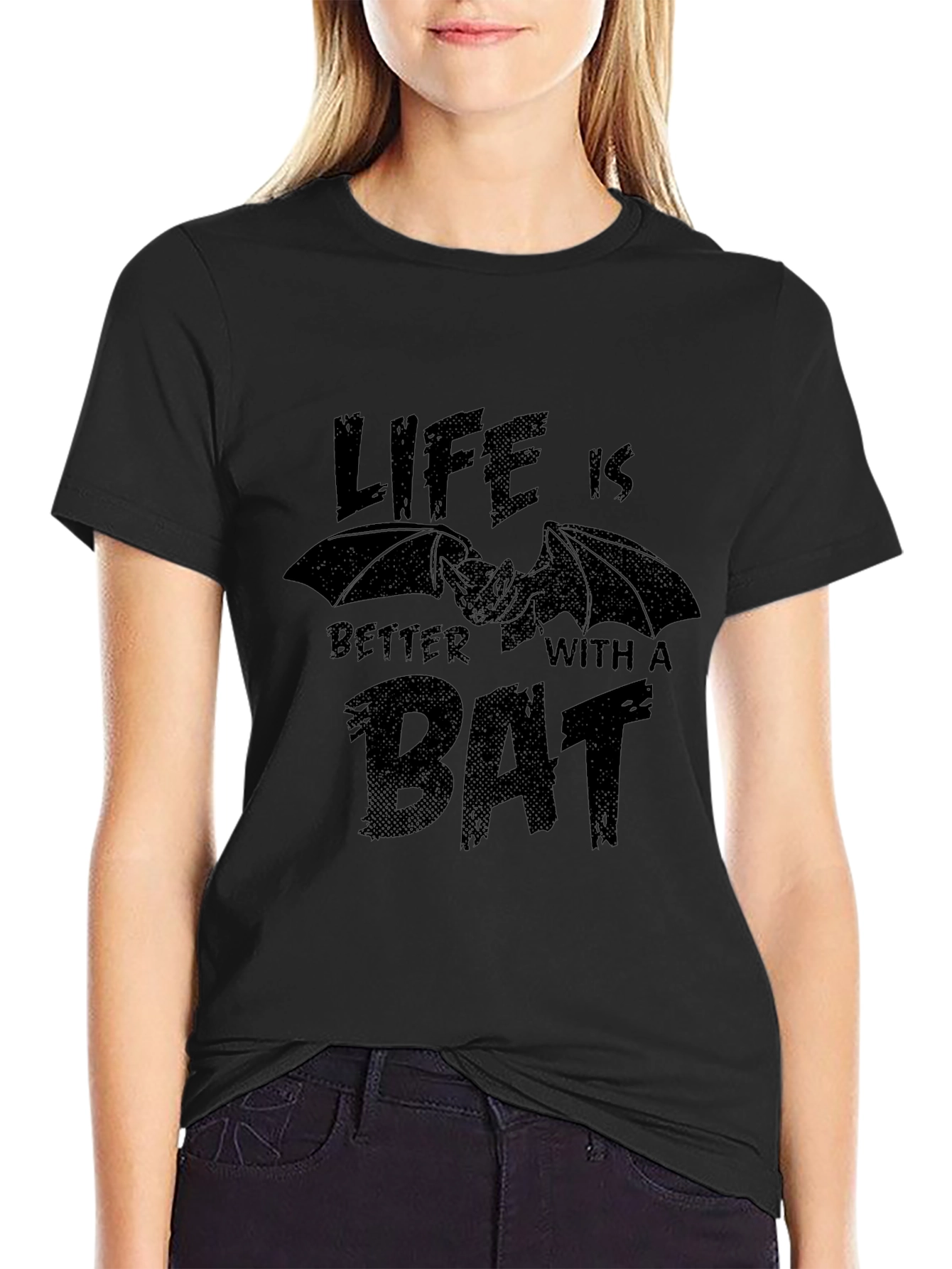 Life is Better with a Bat T-Shirt