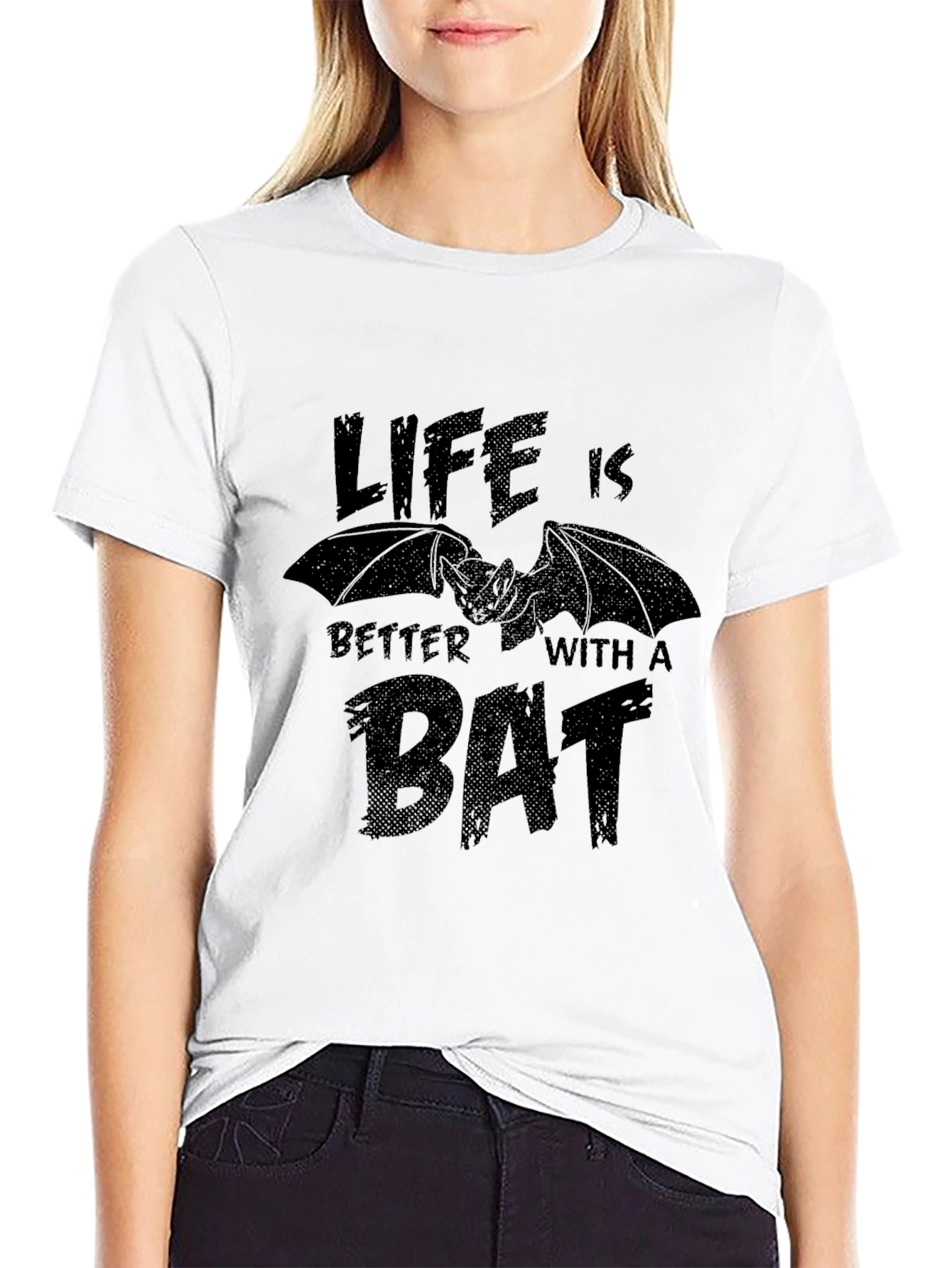 Life is Better with a Bat T-Shirt