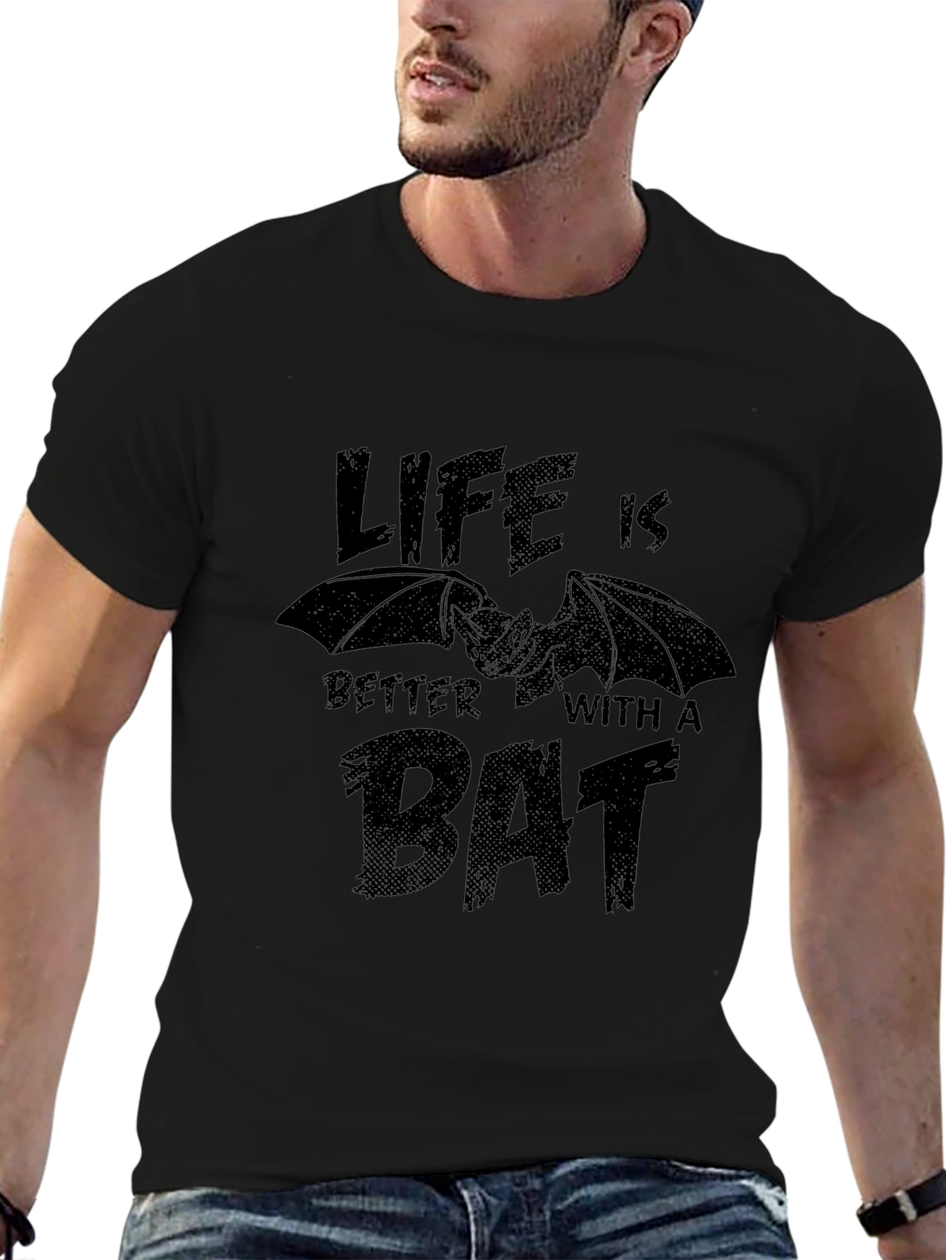 Life is Better with a Bat T-Shirt
