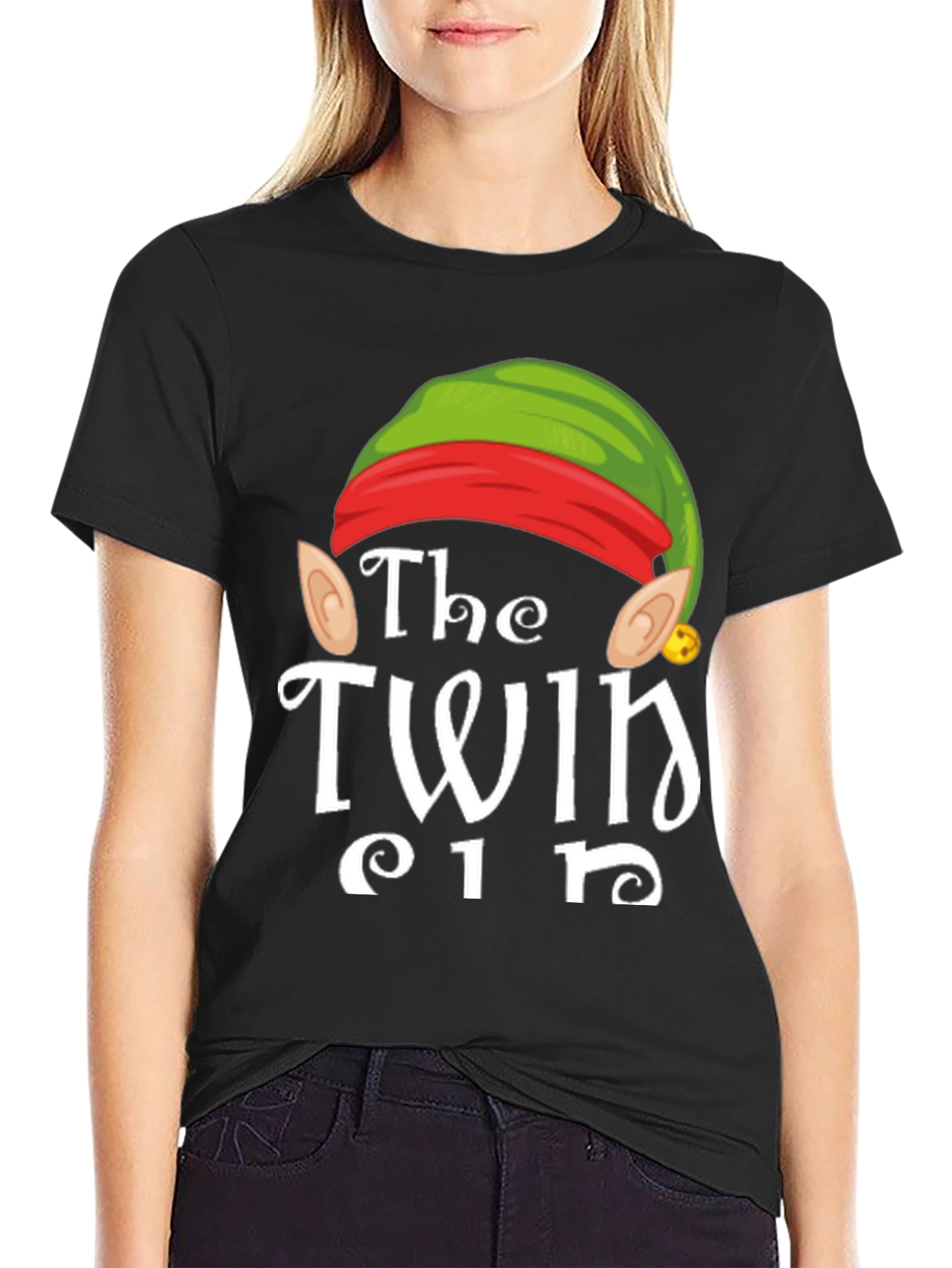 The Twin Elf Matching Christmas T-Shirt