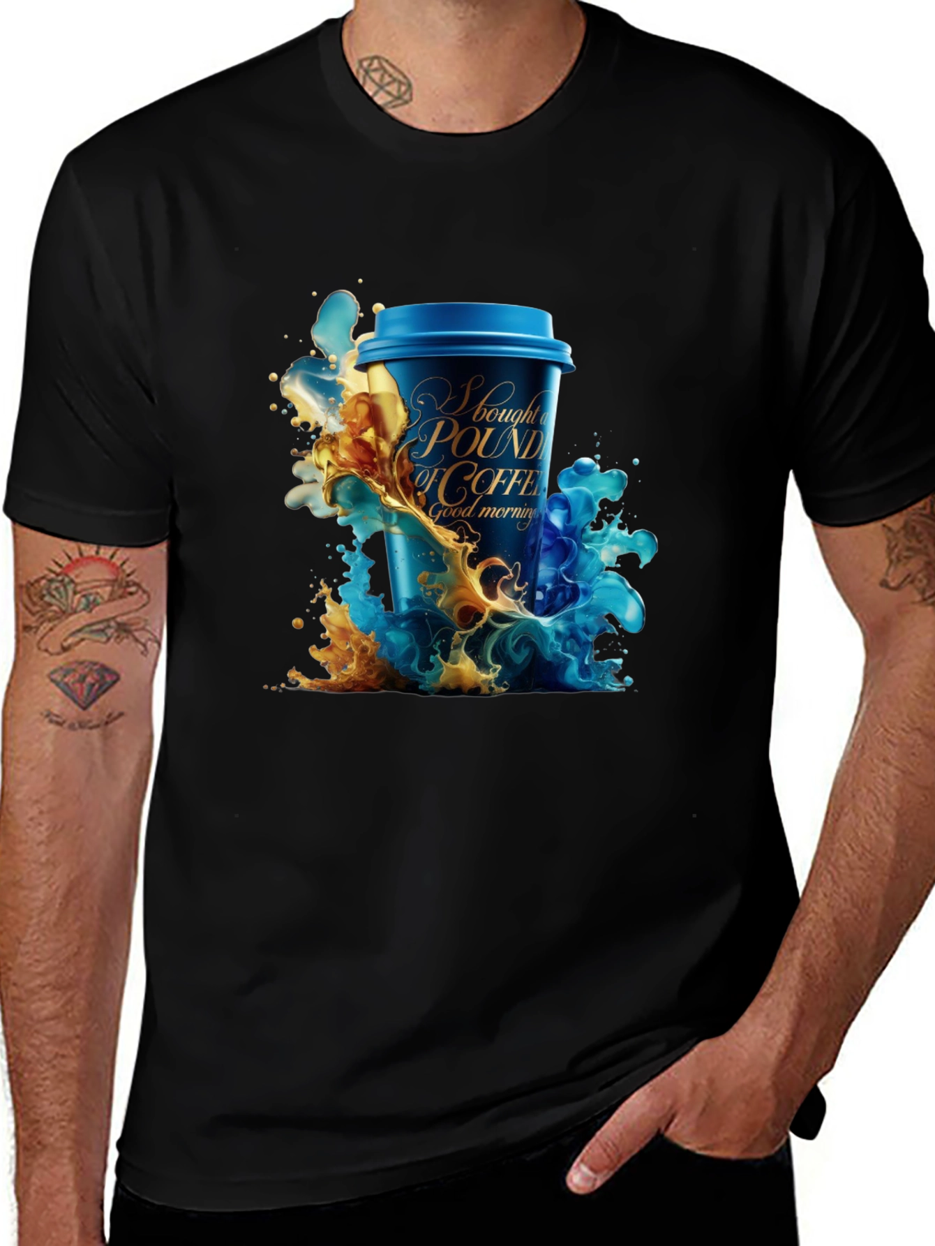 Coffee Lover T-Shirt: I Bought A Pound Of Coffee