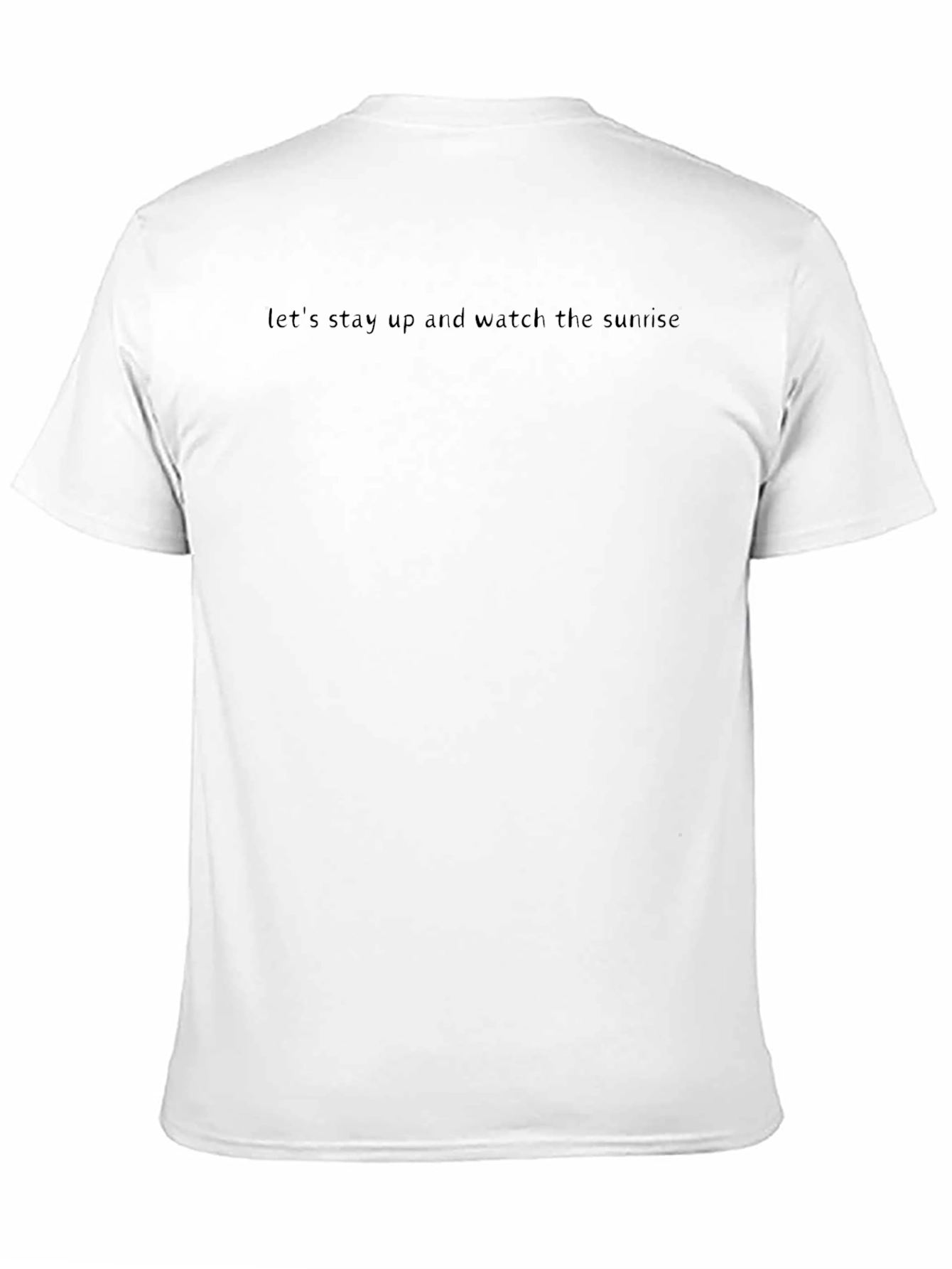 Sunrise Slogan Tee - Black Casual Shirt