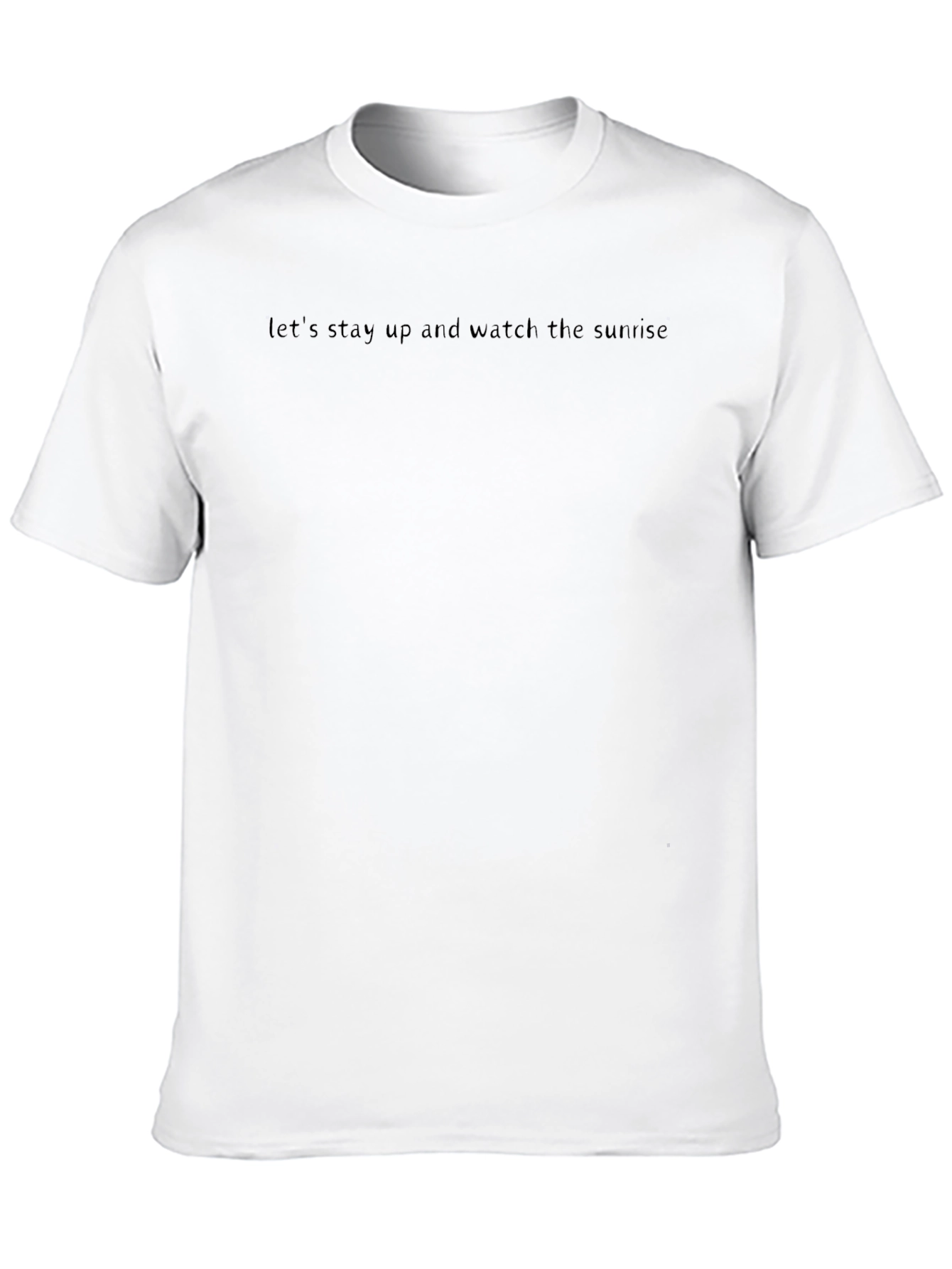 Sunrise Slogan Tee - Black Casual Shirt