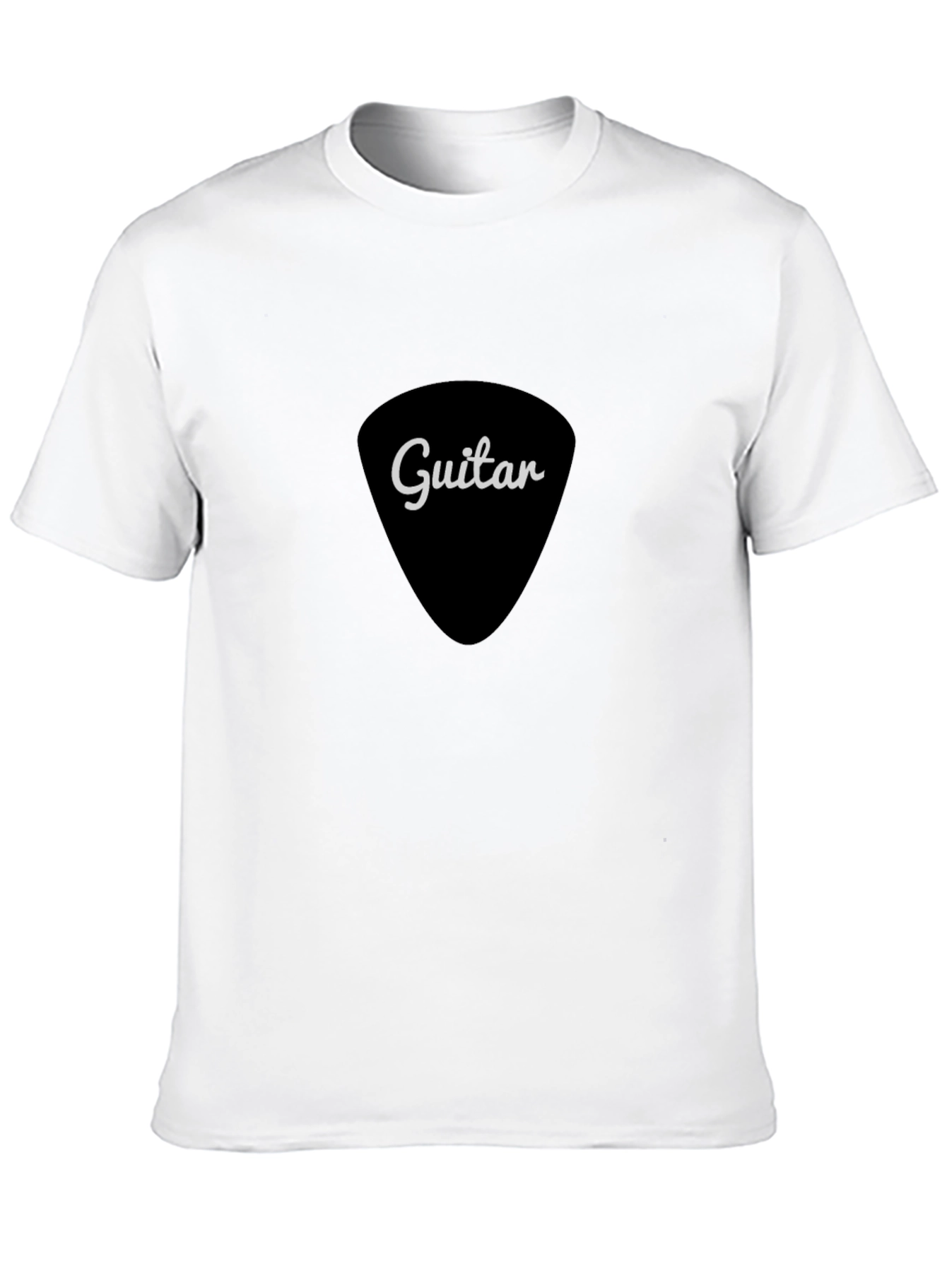 Guitar Pick Tee - Musicians Black T-Shirt