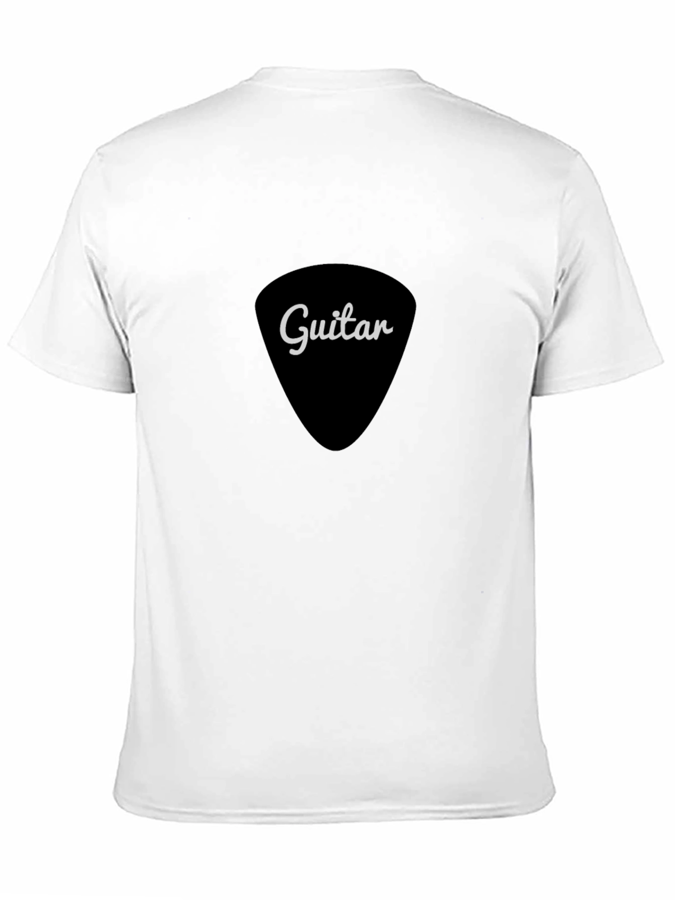 Guitar Pick Tee - Musicians Black T-Shirt